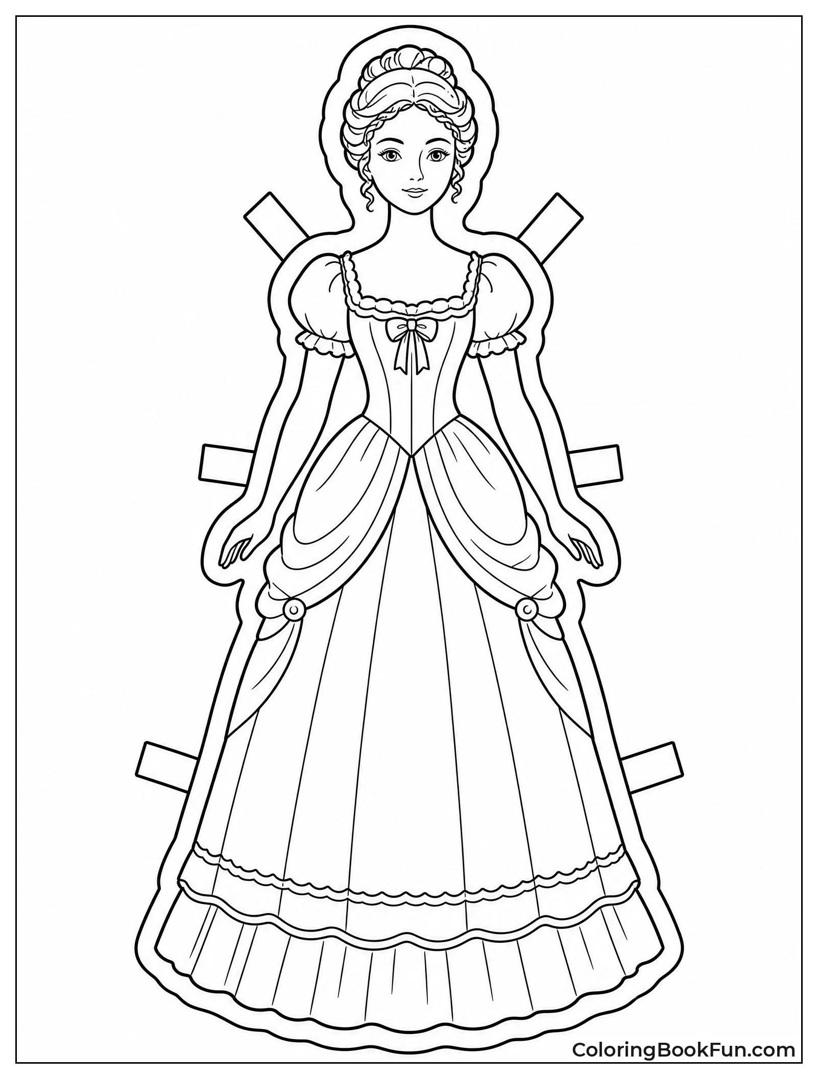 Vintage Victorian Doll in Dress