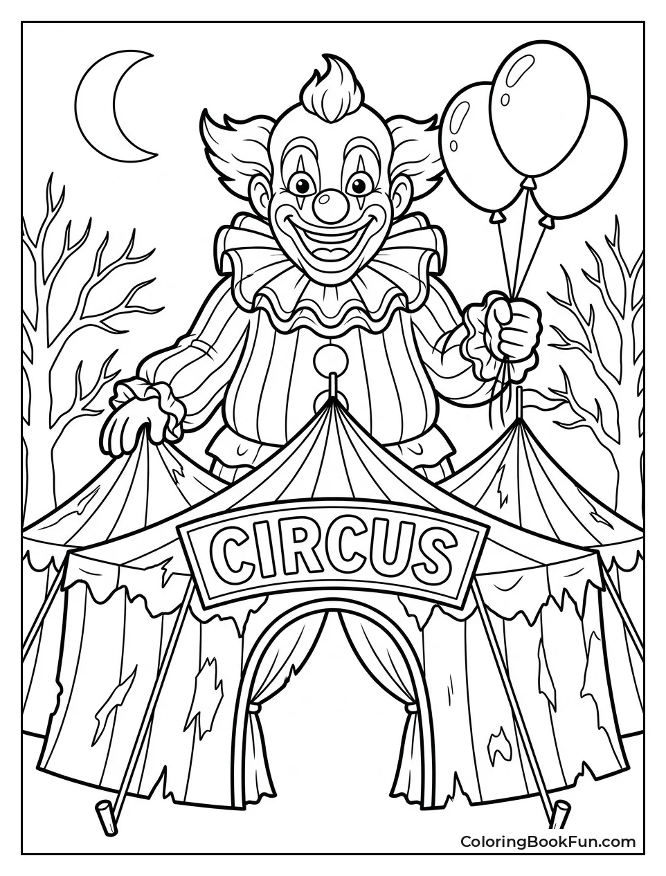 Pennywise Towers over Circus Tent