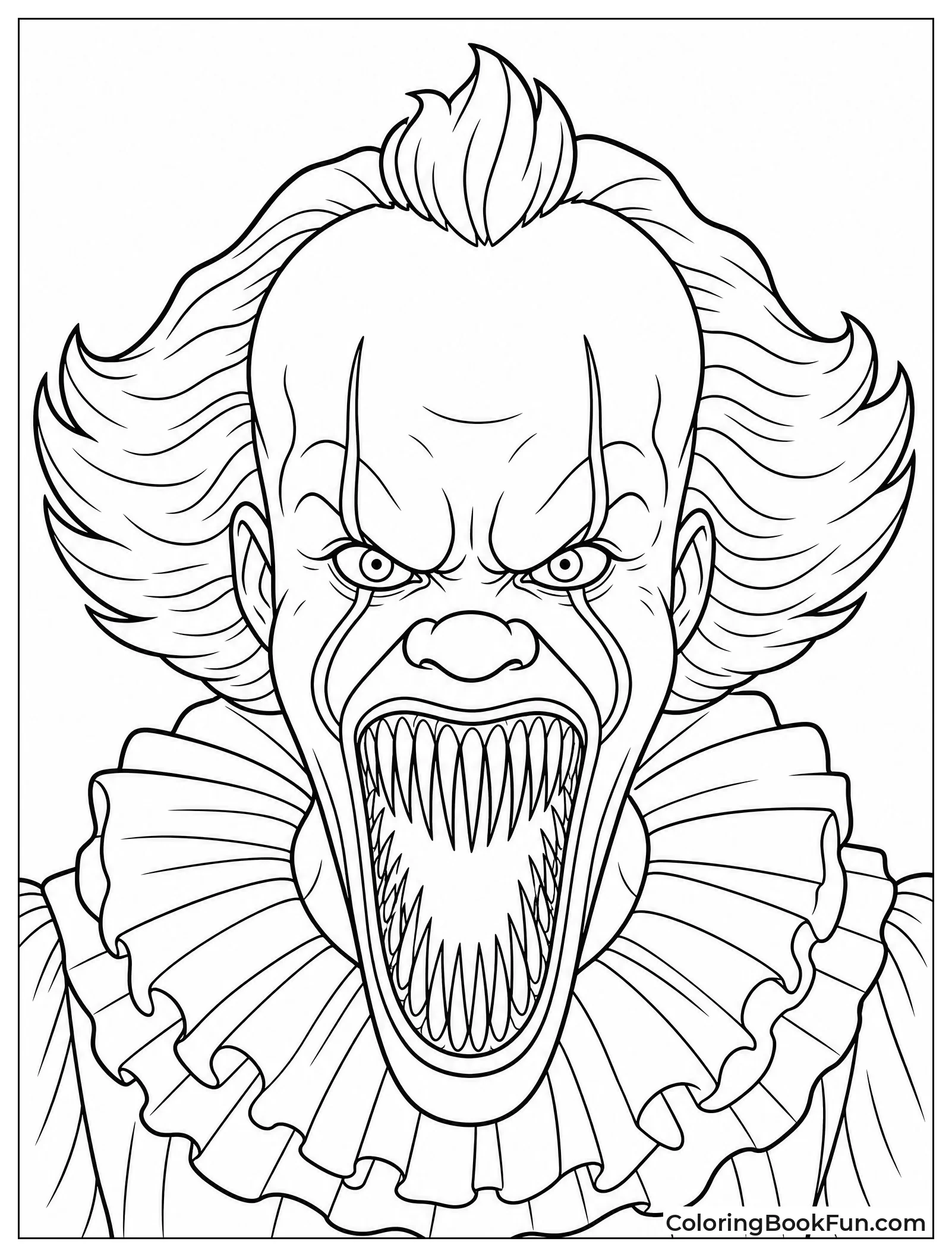 Pennywise Opens His Unhinged Jaw