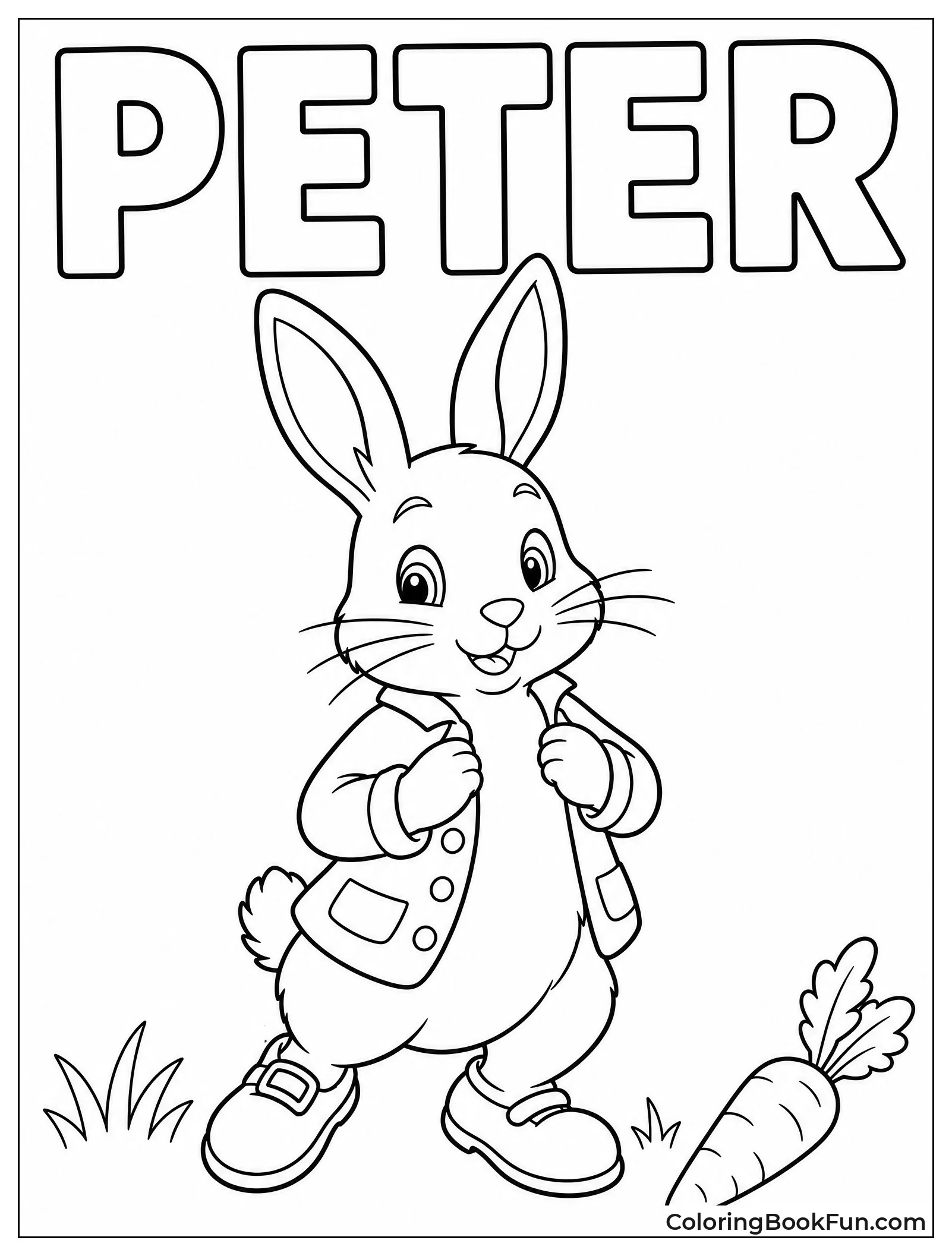 Peter Rabbit in Jacket and Shoes