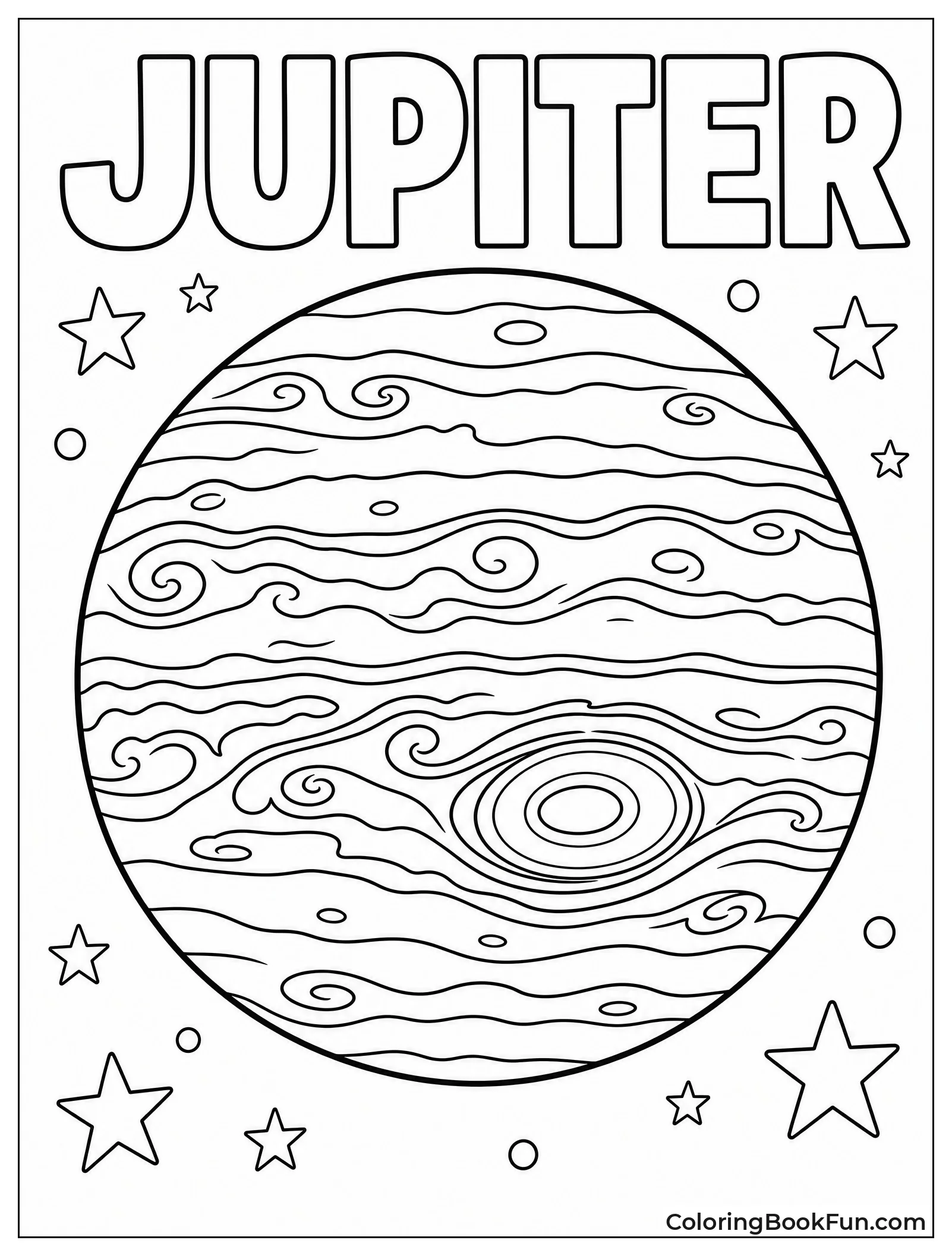 Jupiter Showing Its Red Spot