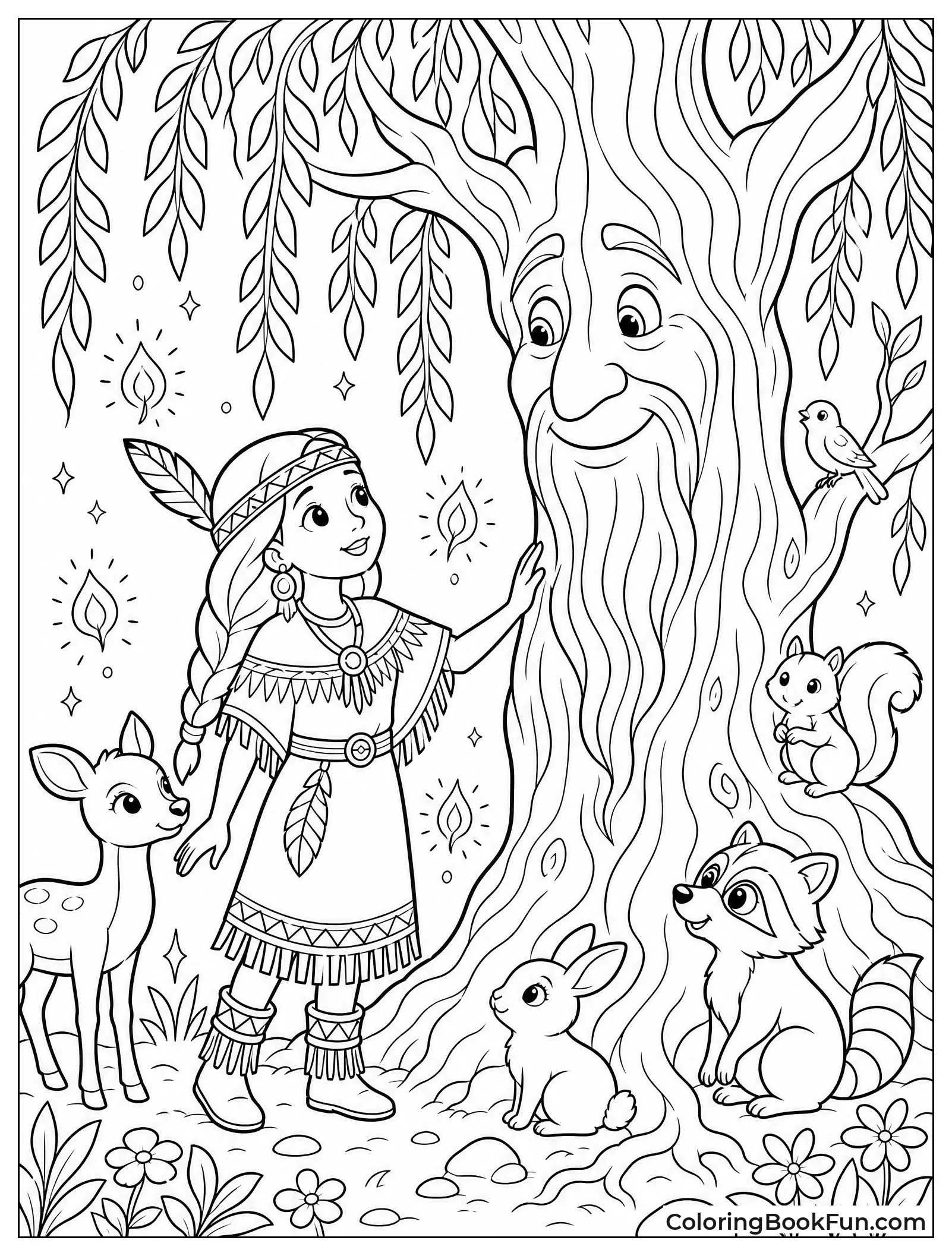Enchanted Forest with Grandmother Willow