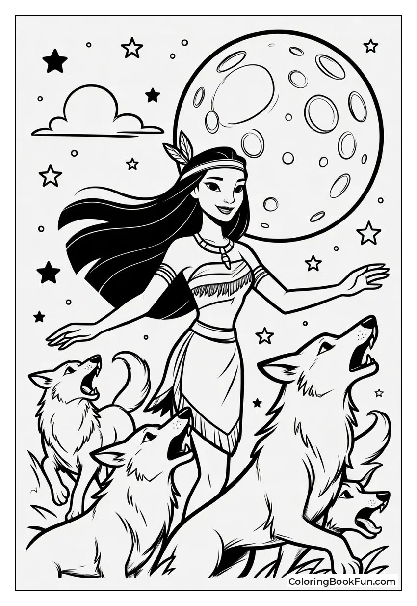 Pocahontas Under Blue Corn Moon