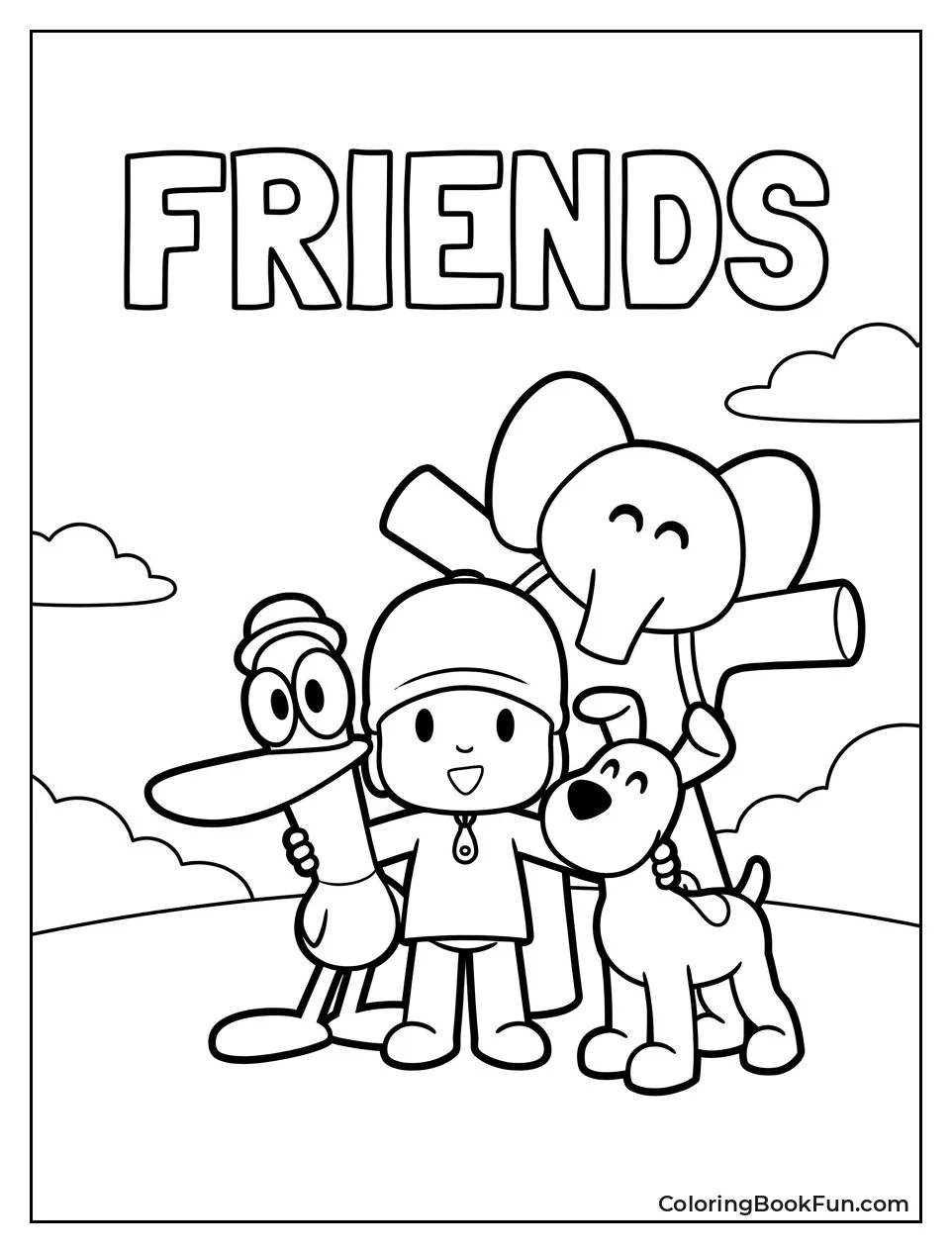 Friends Sharing a Group Hug