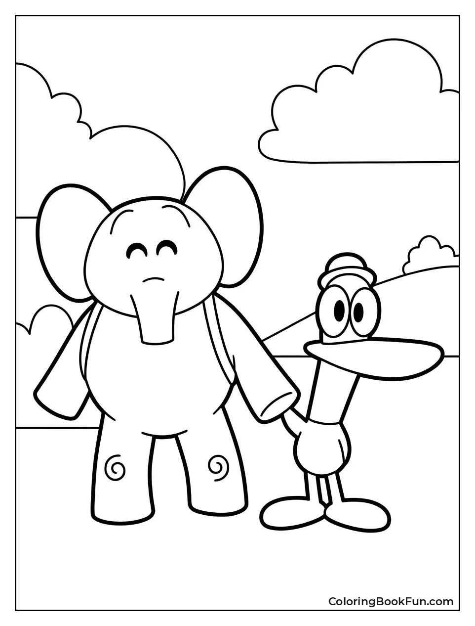 Elly and Pato Holding Hands