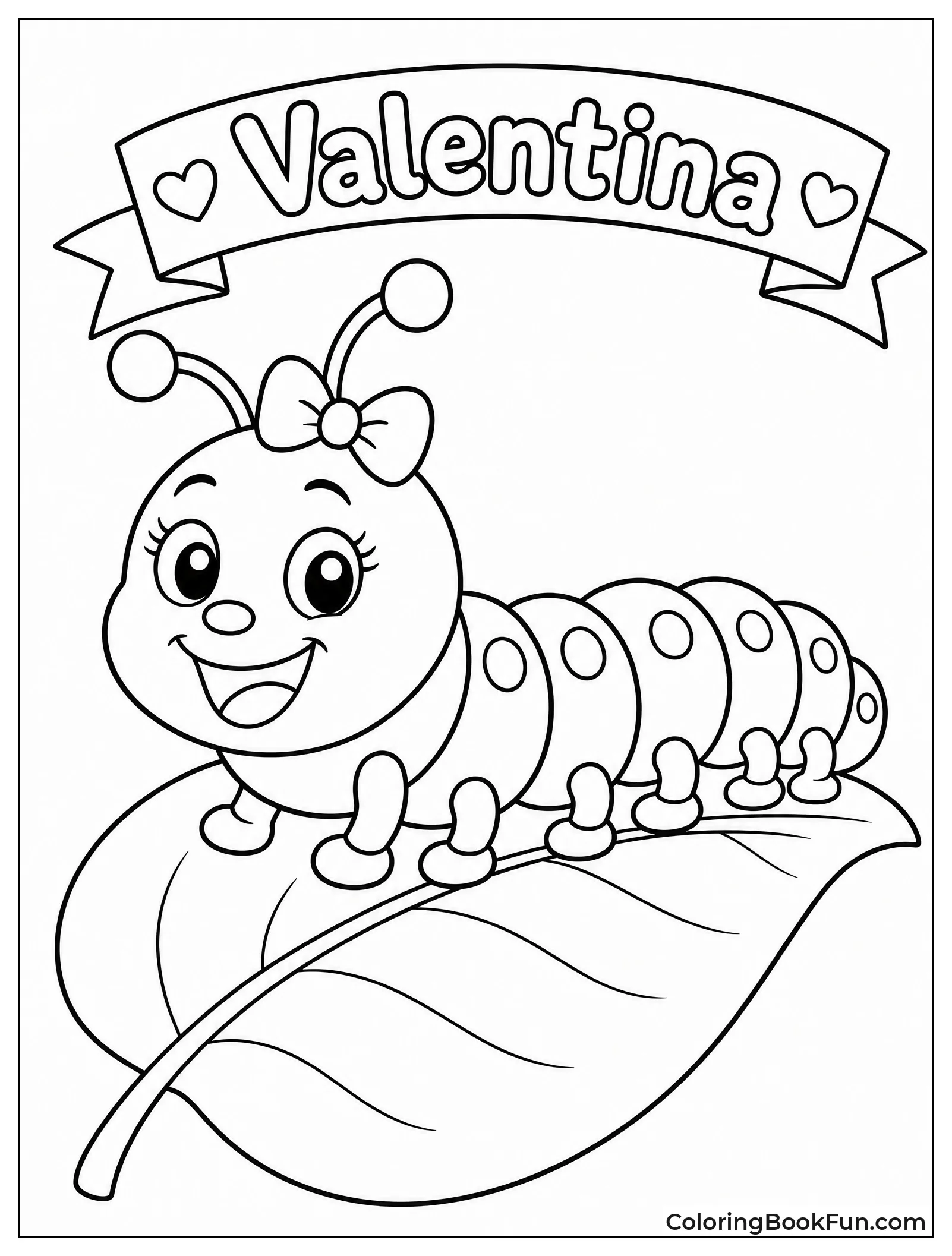 Valentina Crawling on a Leaf