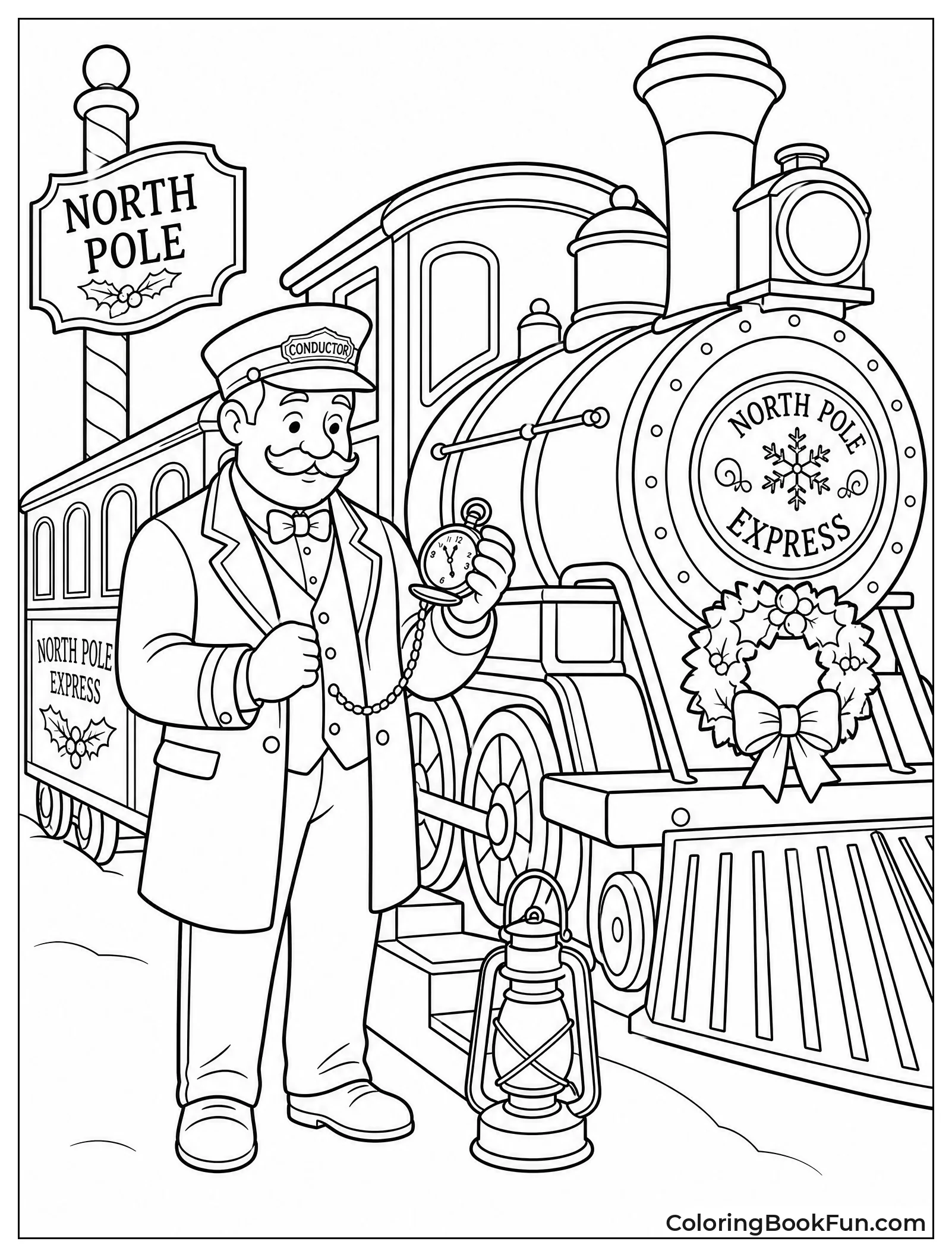 Conductor Checking his Watch