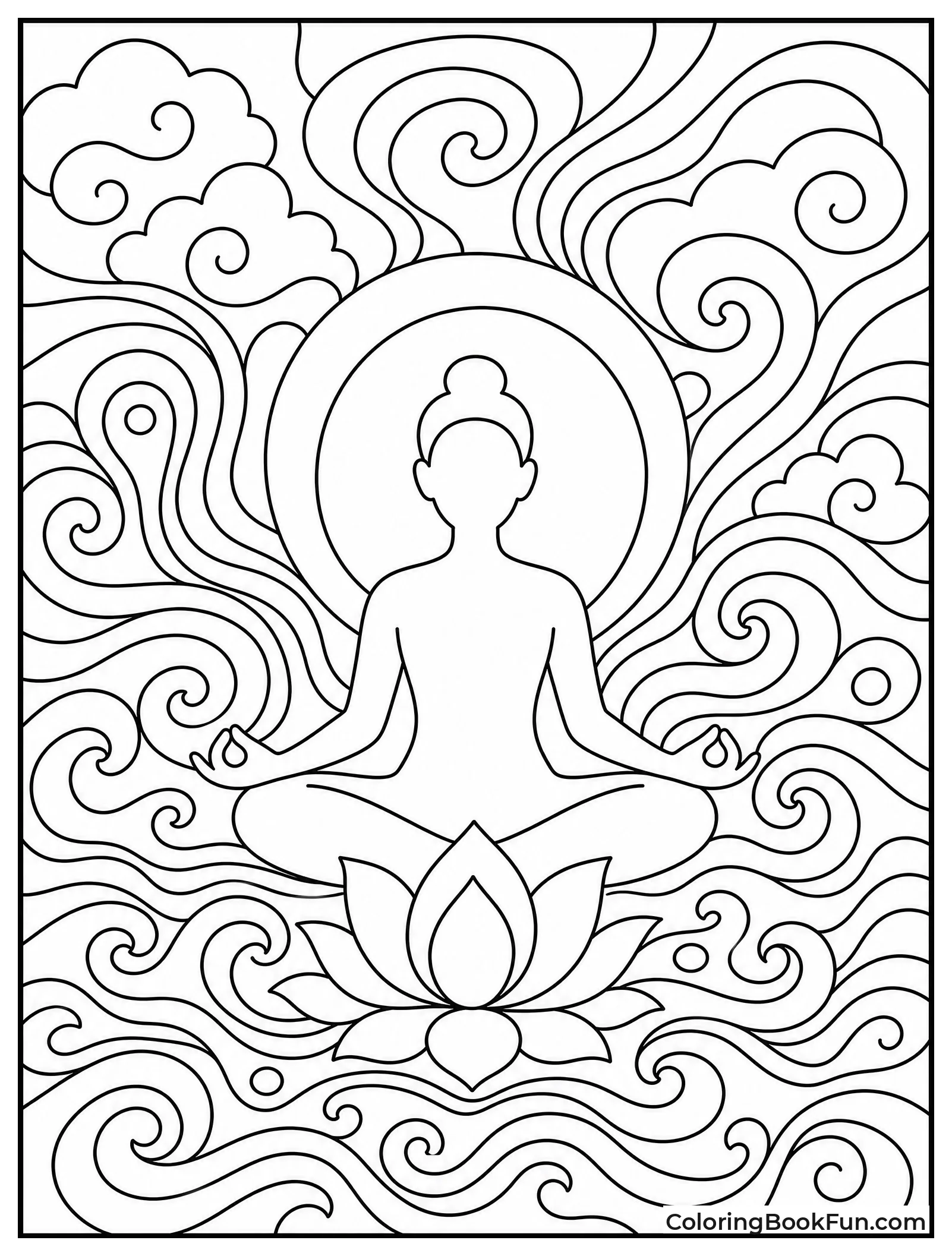 Gentle Swirls Flow Like Waves