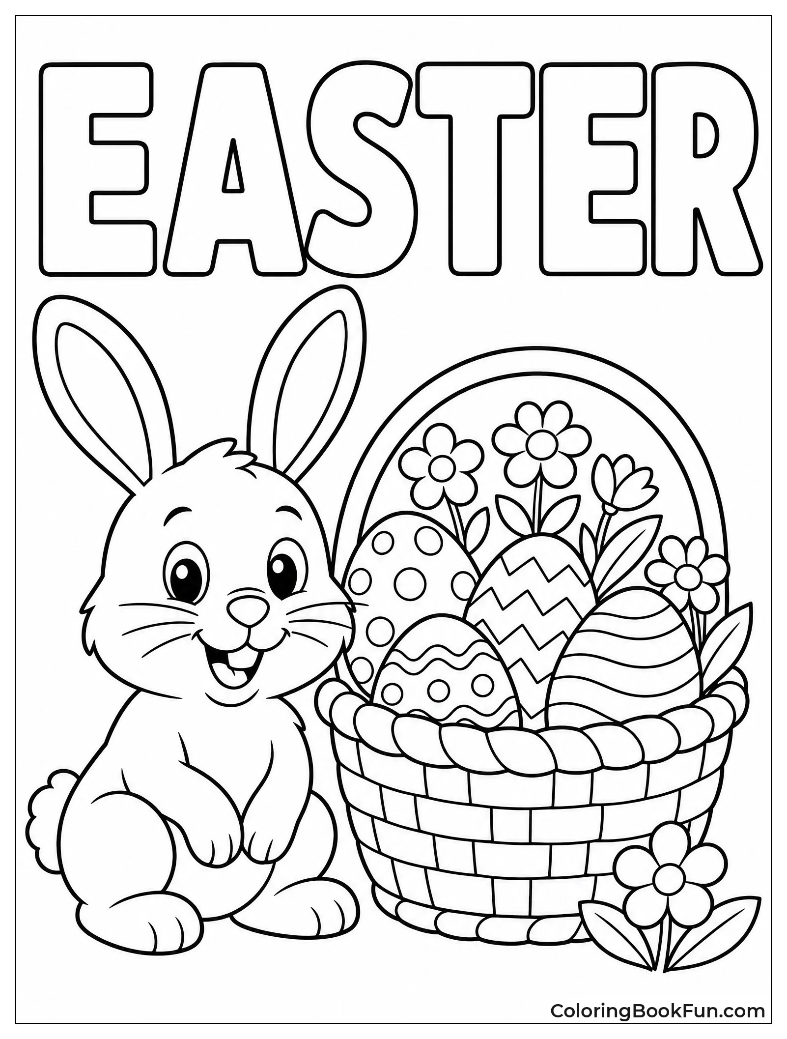 Easter Bunny with Basket