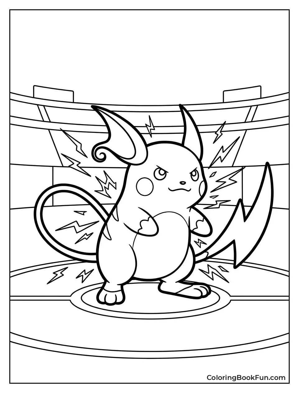 Raichu Ready for Battle
