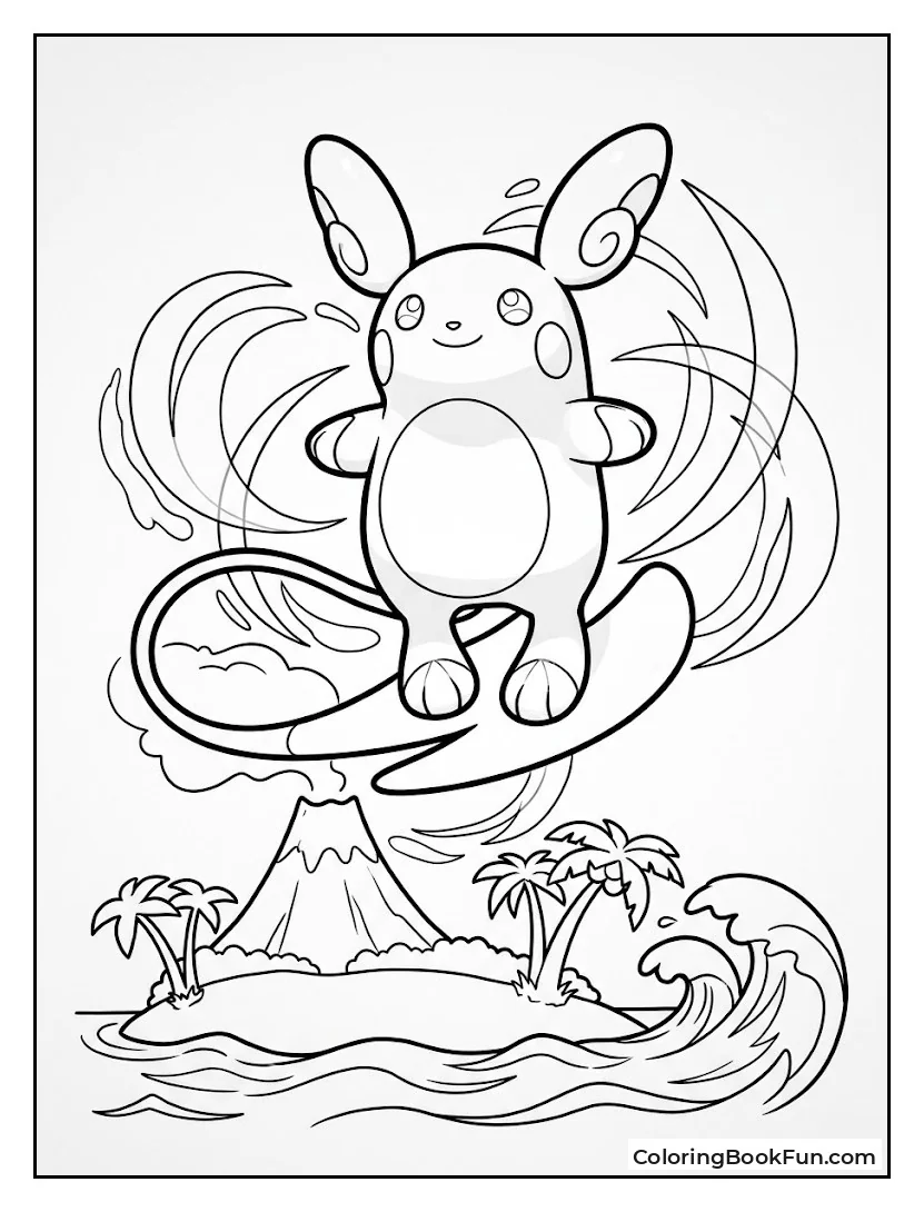 Alolan Raichu Flying High