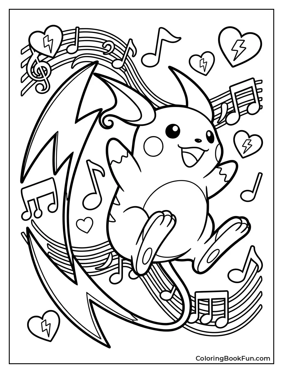 Raichu Doing a Happy Dance