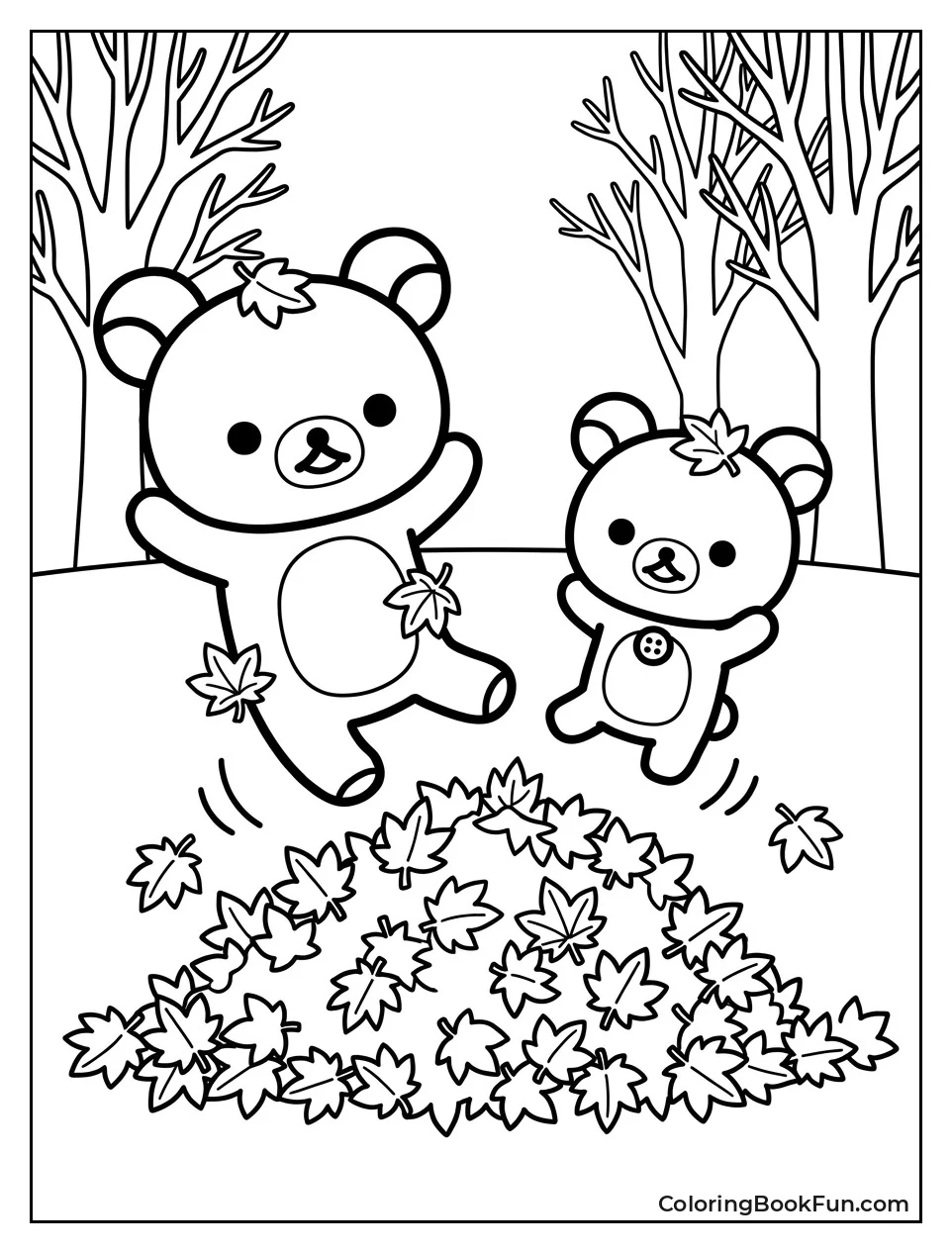 Jumping into a Pile of Leaves