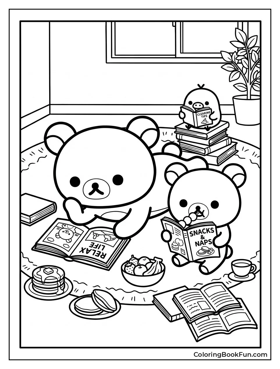 Reading Books and Magazines Together