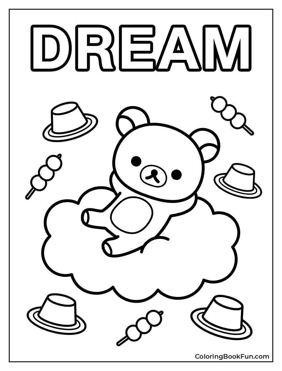 Floating on a Fluffy Dream Cloud