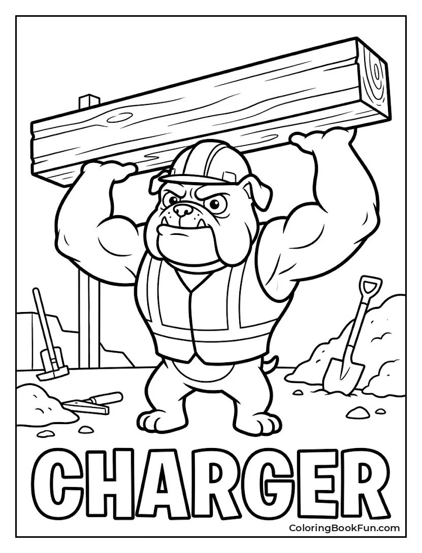 Charger Lifts Heavy Beam