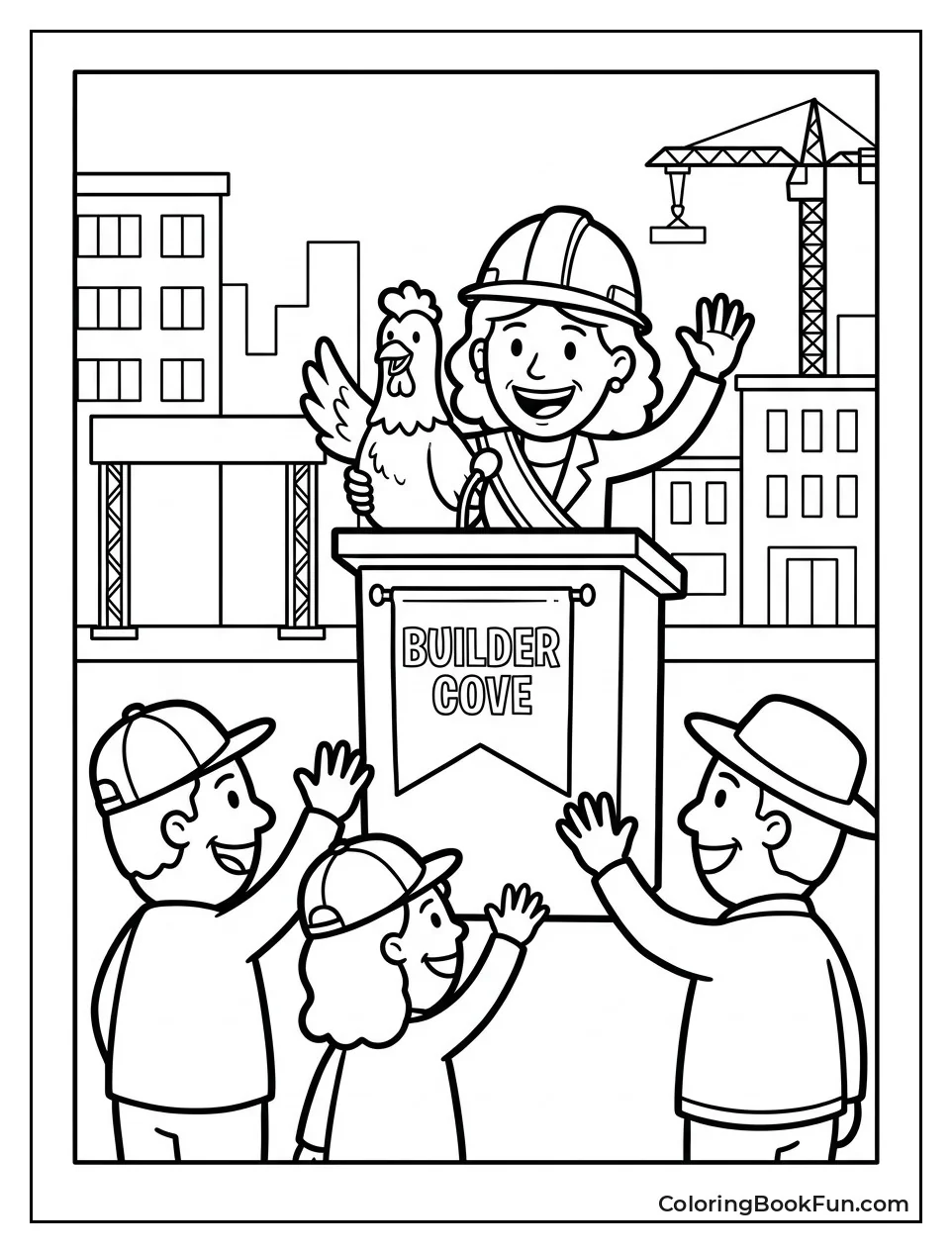 Mayor Waves To Town