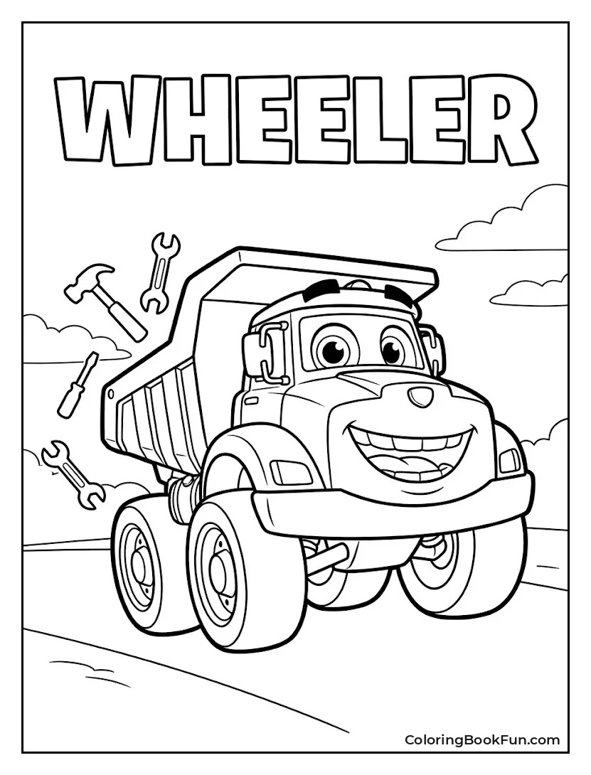Wheeler Drives Fast Truck