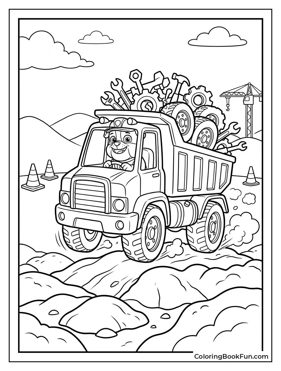Wheeler Drives Bumpy Road
