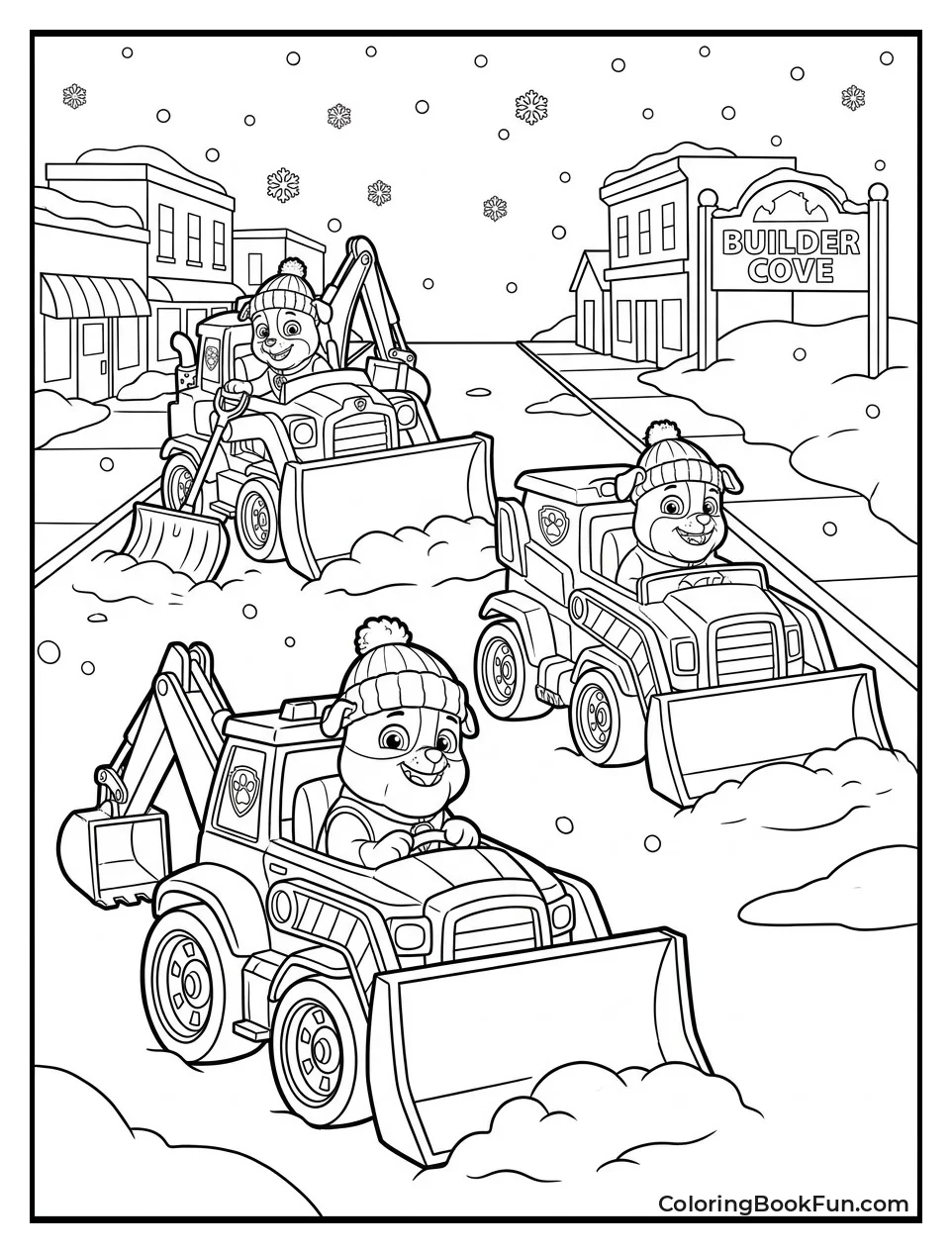 Crew Clears Winter Snow