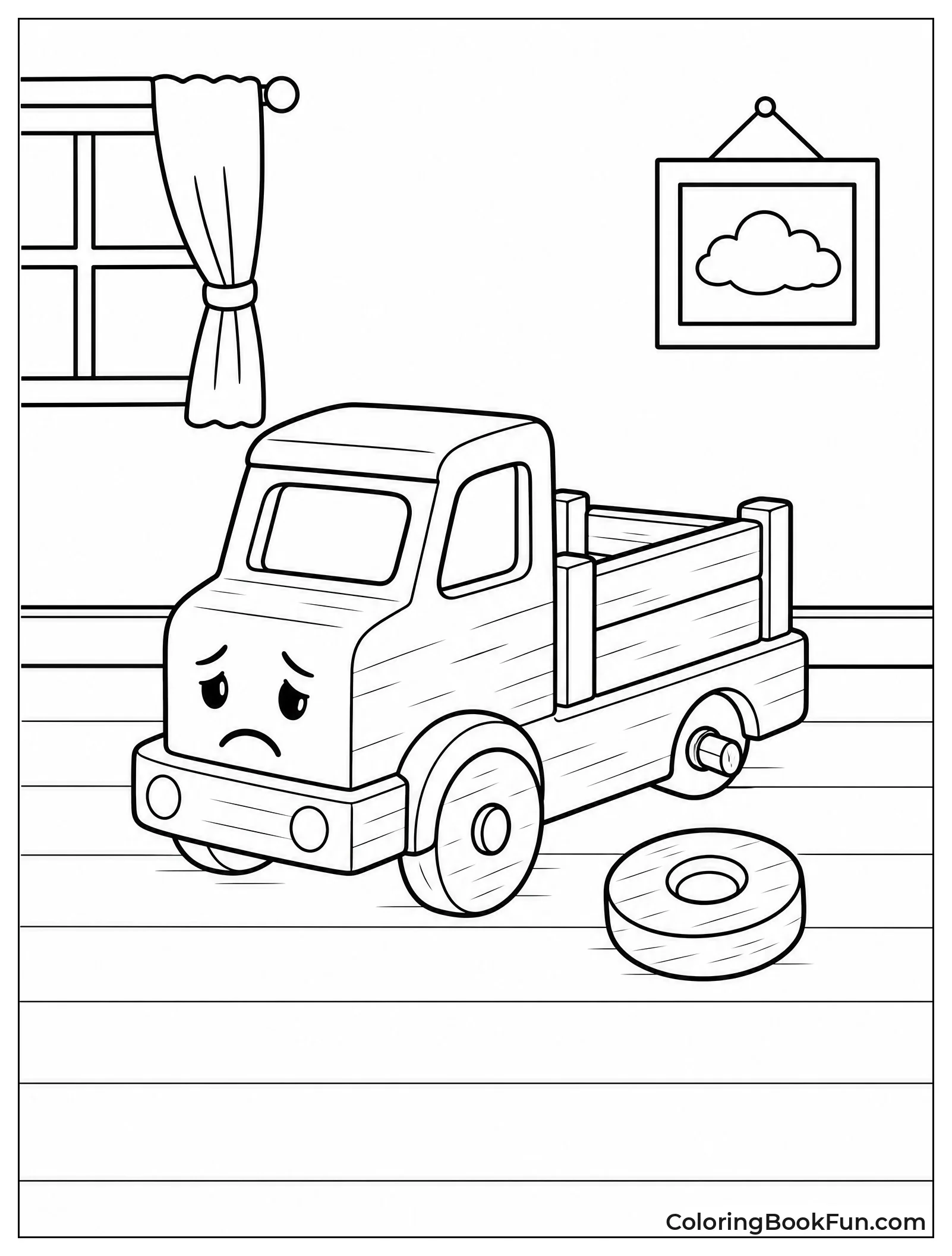 Broken Toy Truck