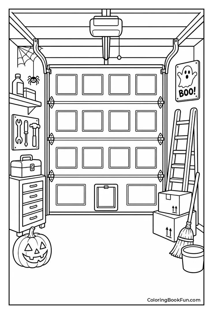 Garage Door with Pet Door