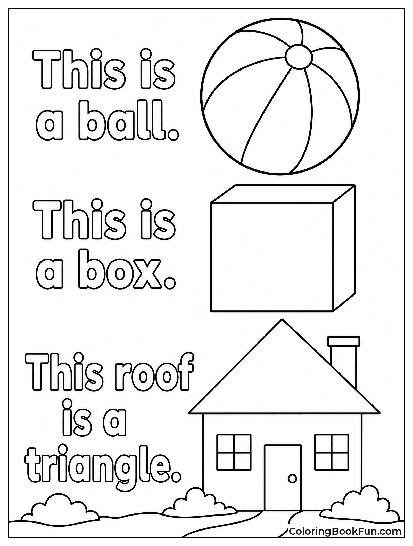Shapes in Simple Everyday Sentences