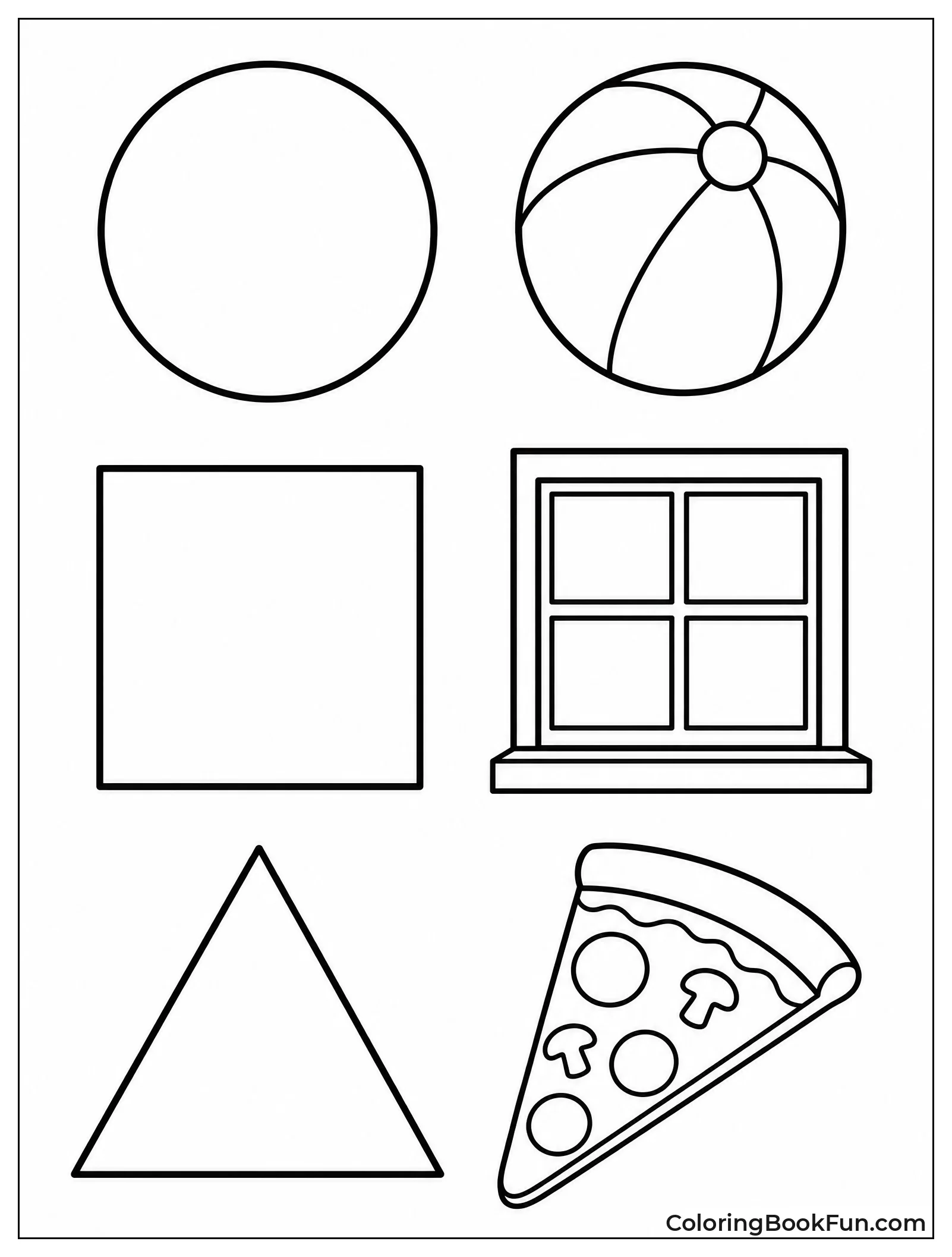 Shapes Next to Real Life Objects