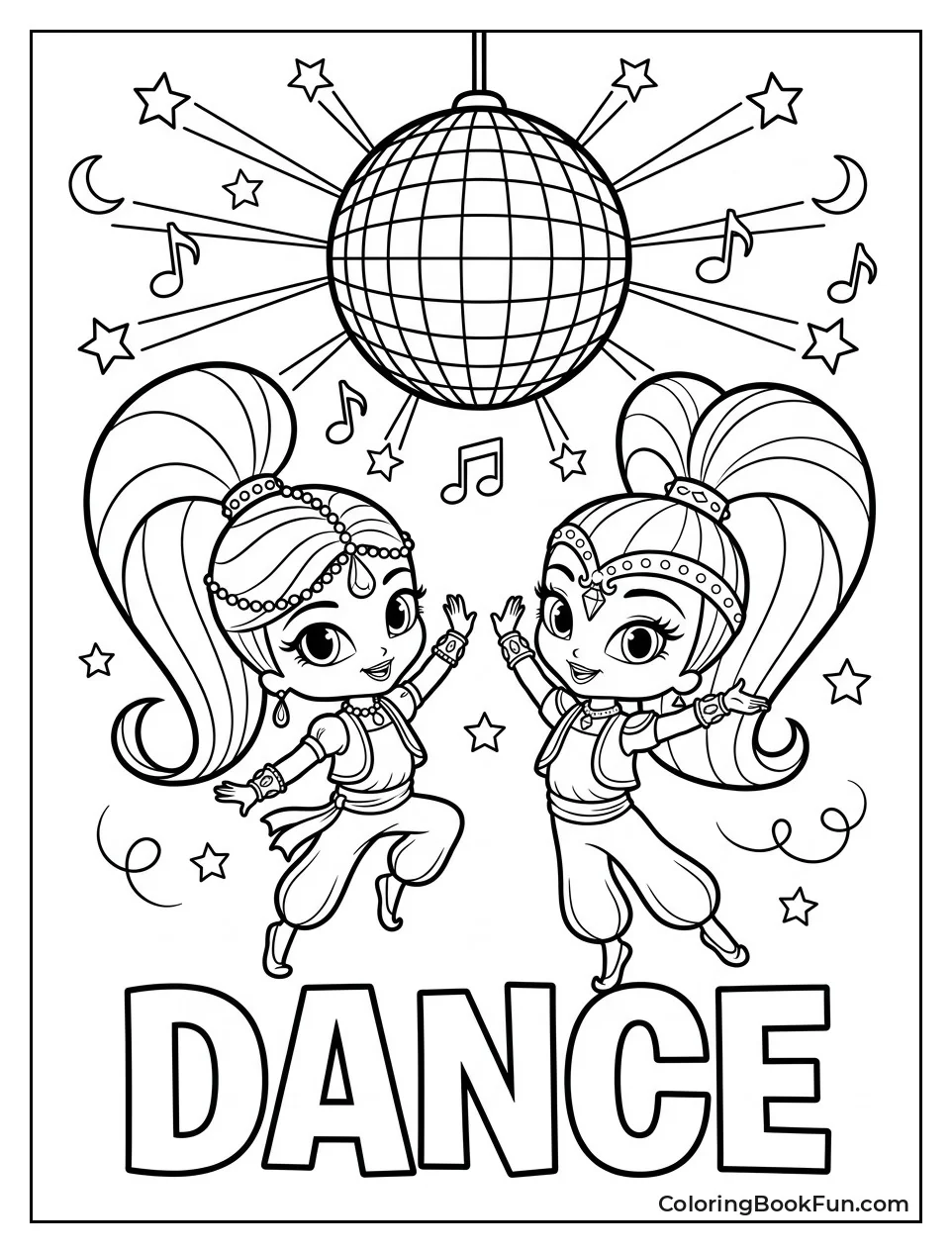Dancing Under Magical Disco Ball