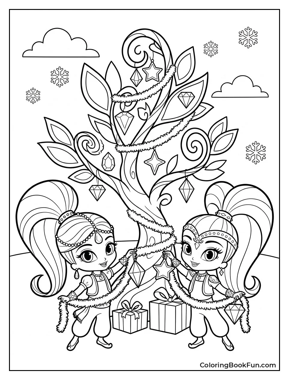 Decorating Magical Tree With Gems