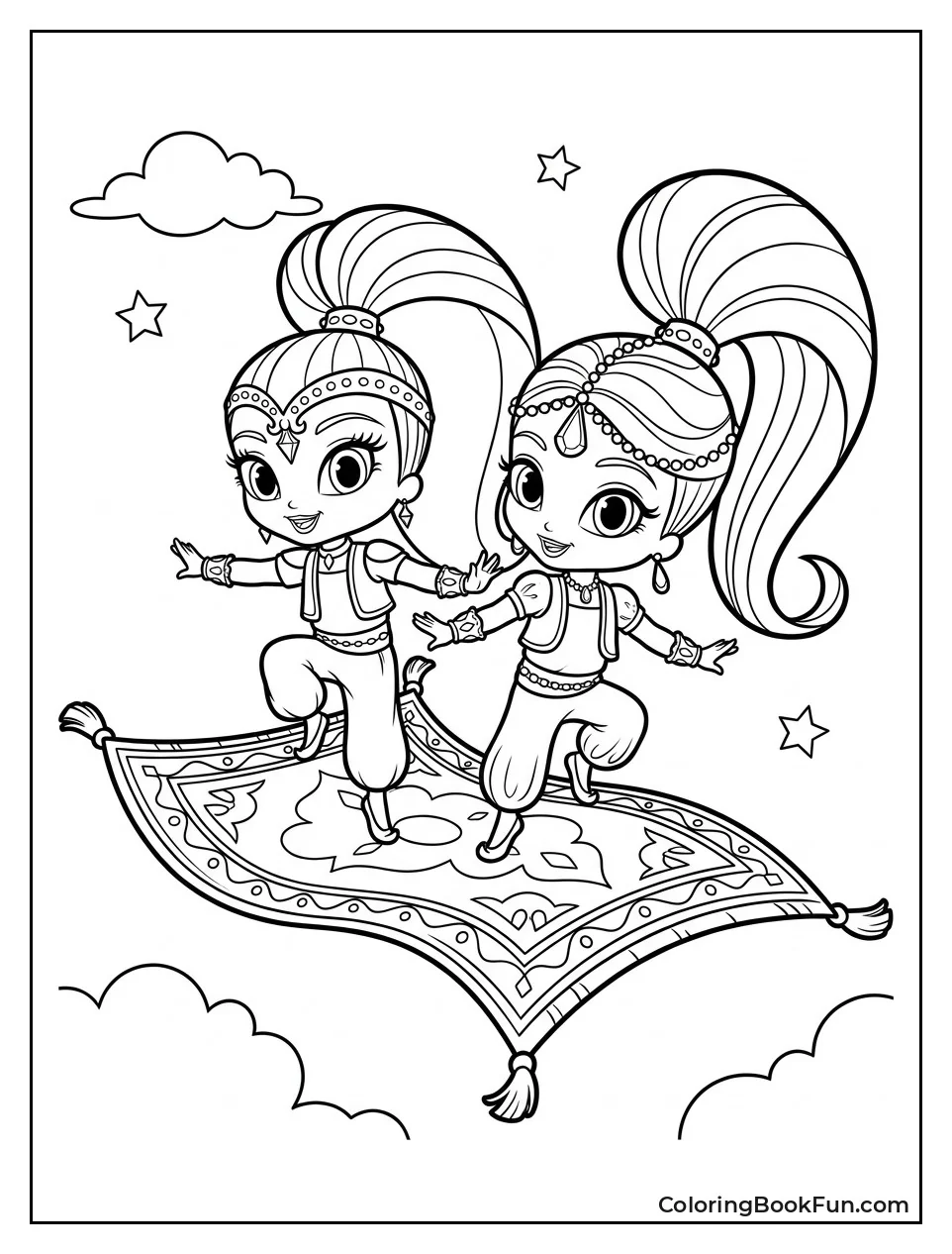 Balancing On Hovering Magic Carpet