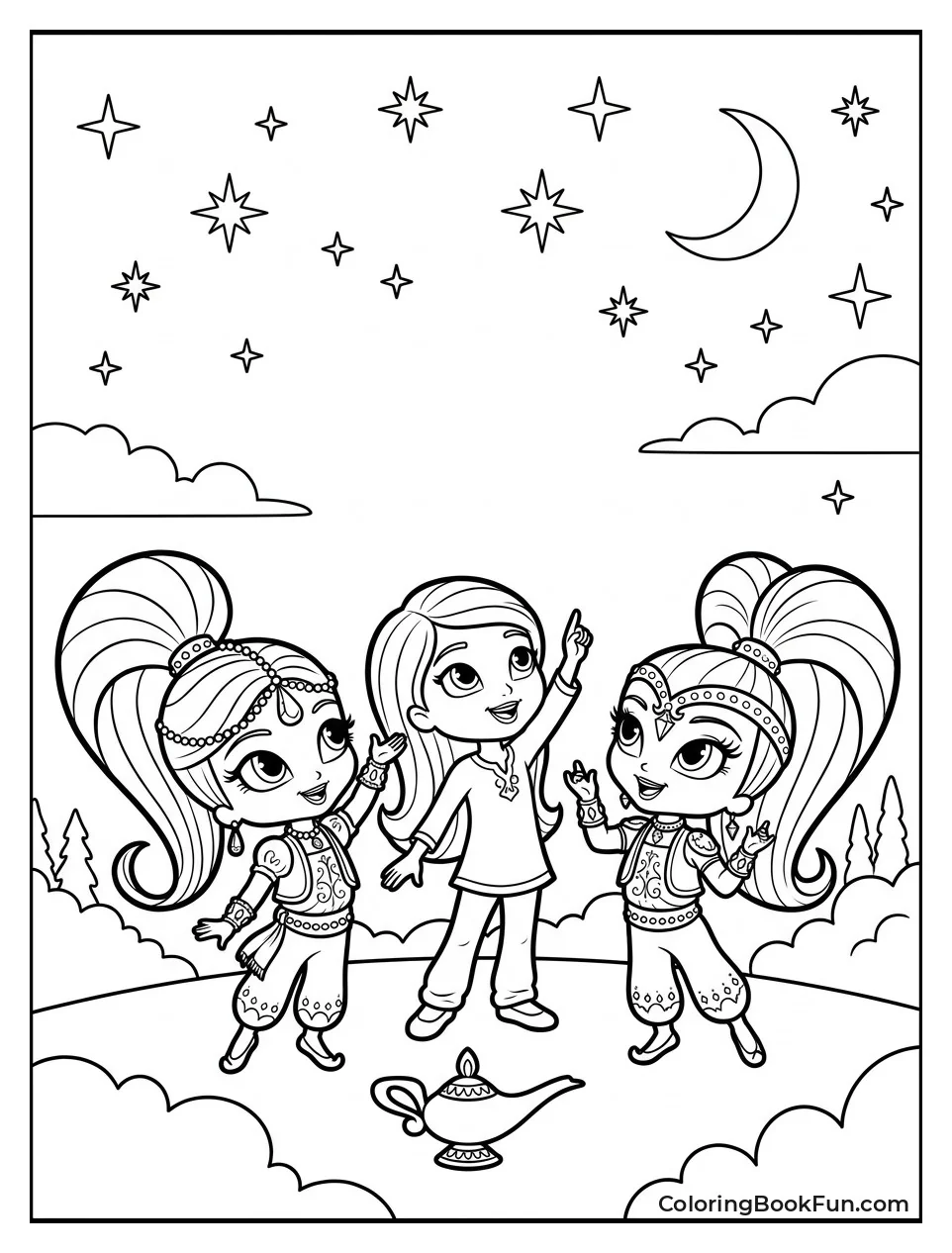 Making Wishes Under Twinkling Stars