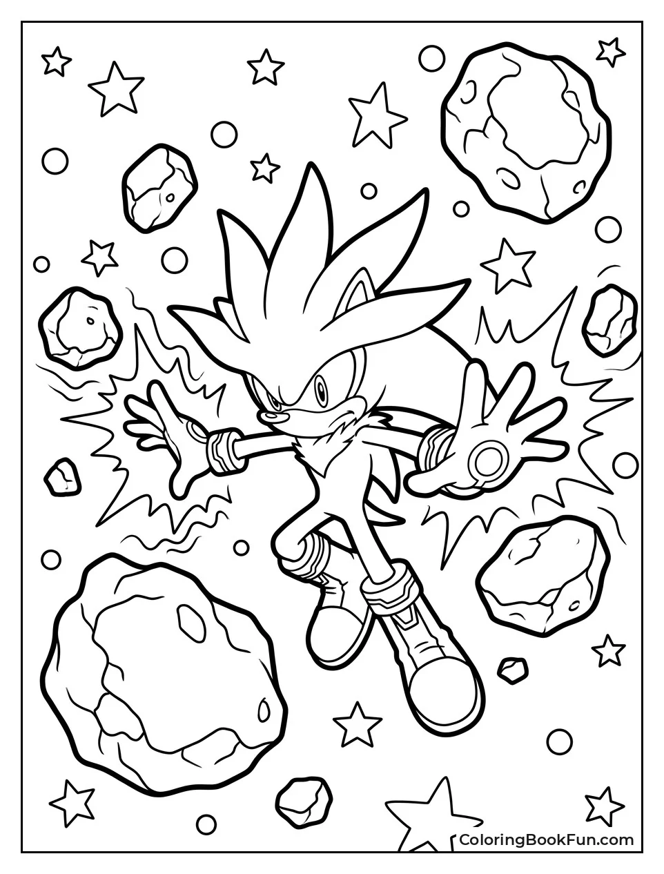 Silver Flies Through Starry Space