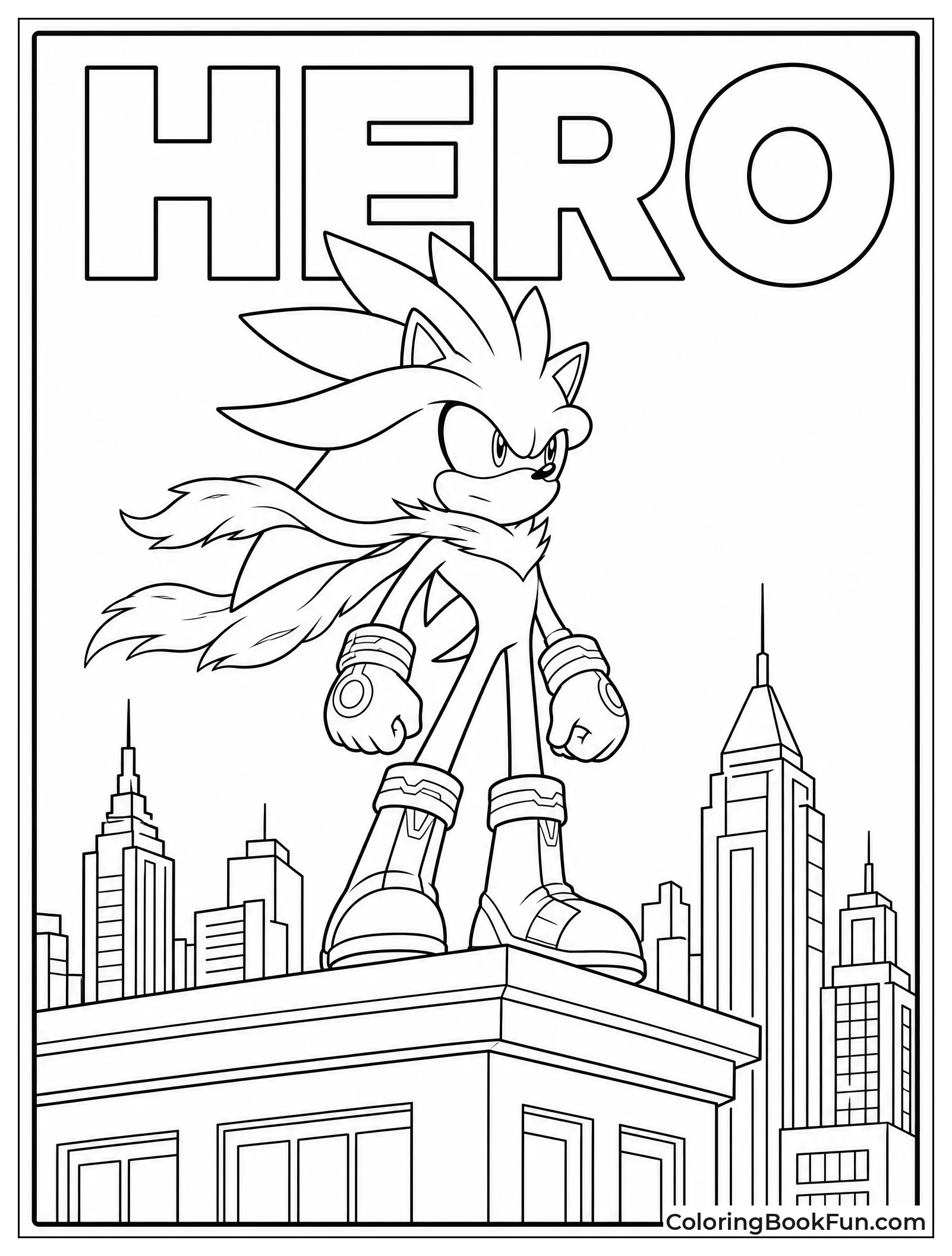 Silver Stands on Tall Building