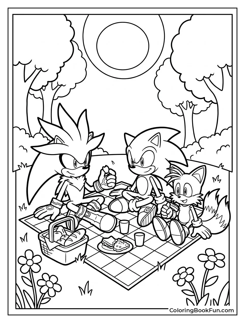 Silver Picnics With Sonic Friends