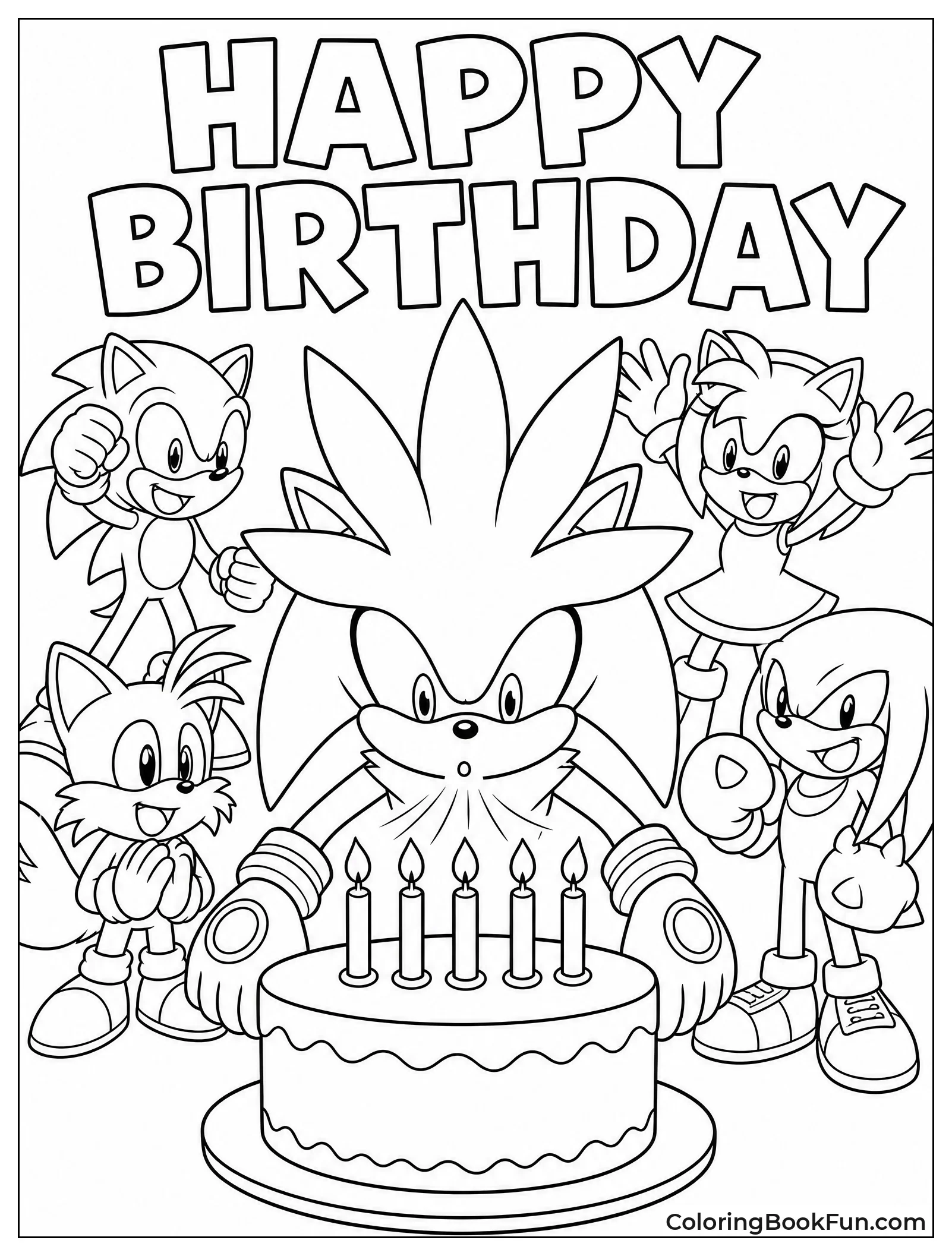 Silver Blows Out Birthday Candles