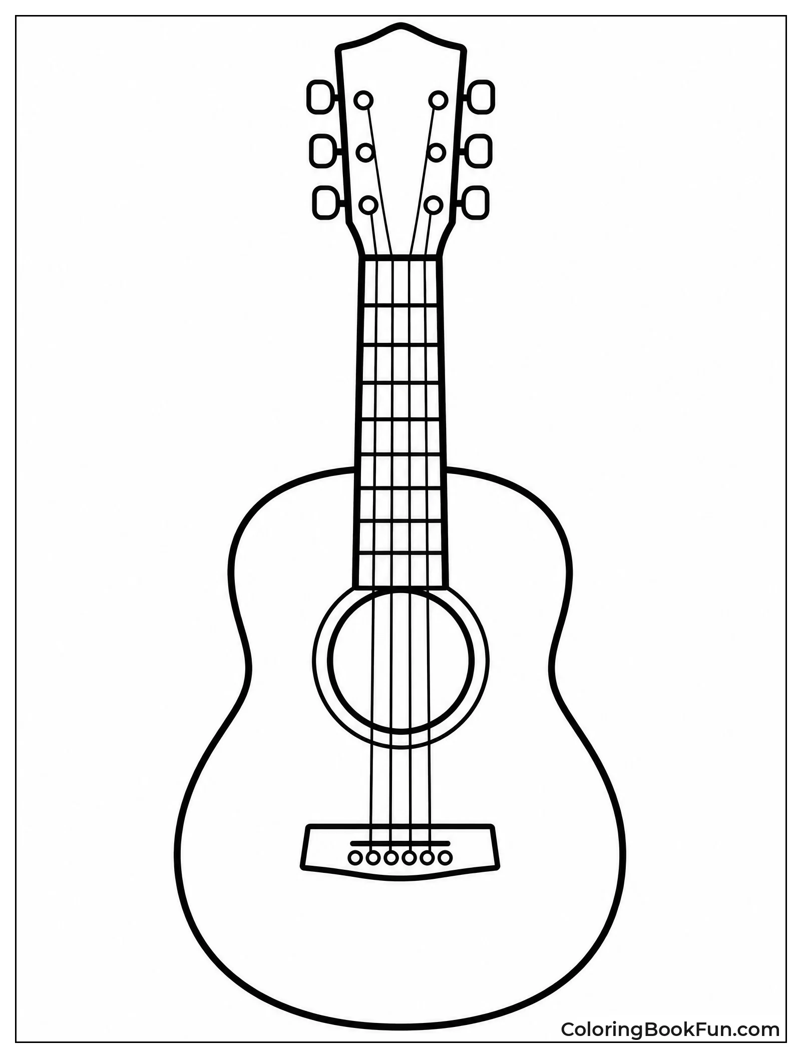 Simple Acoustic Guitar for Kids