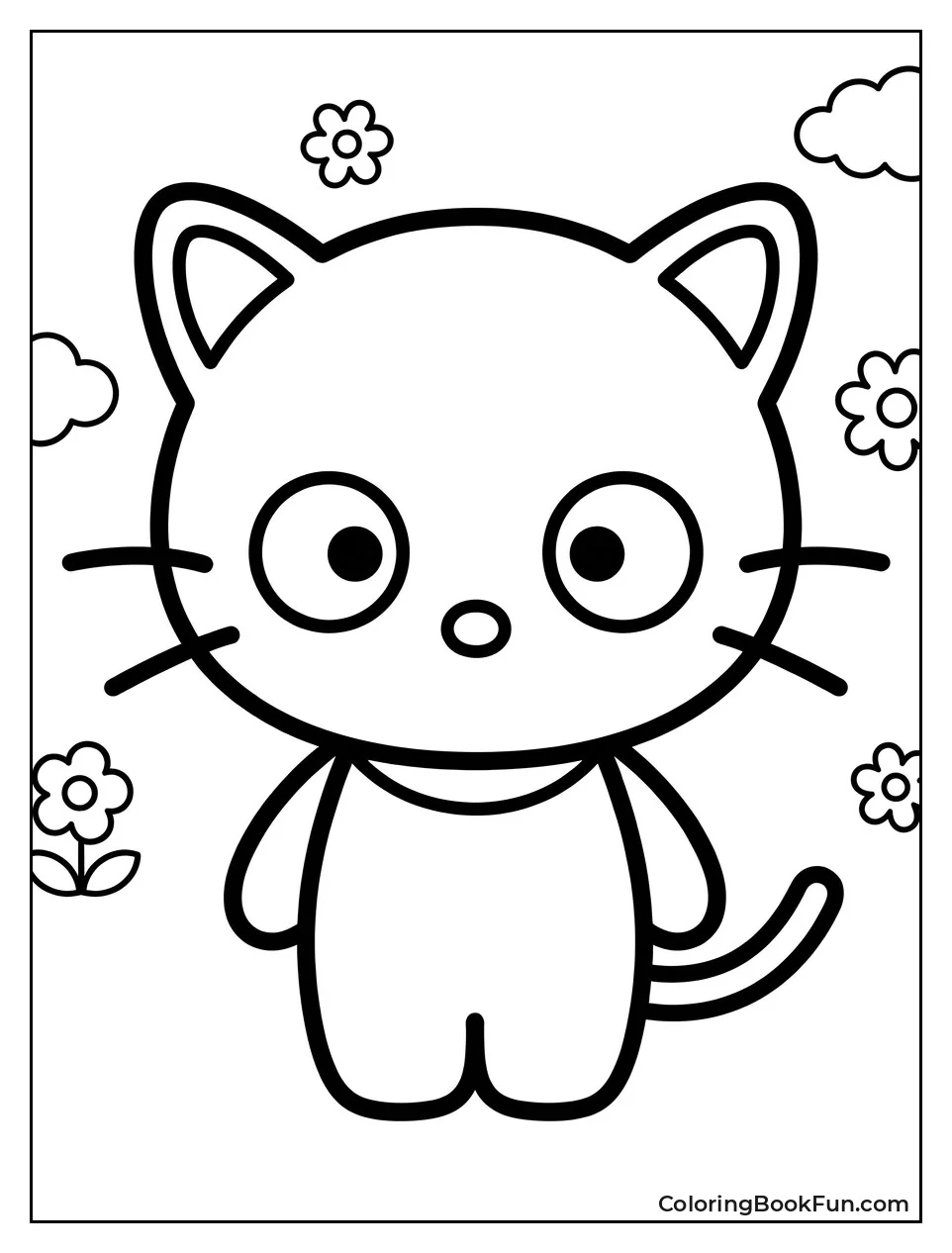 Simple Chococat Standing for Kids