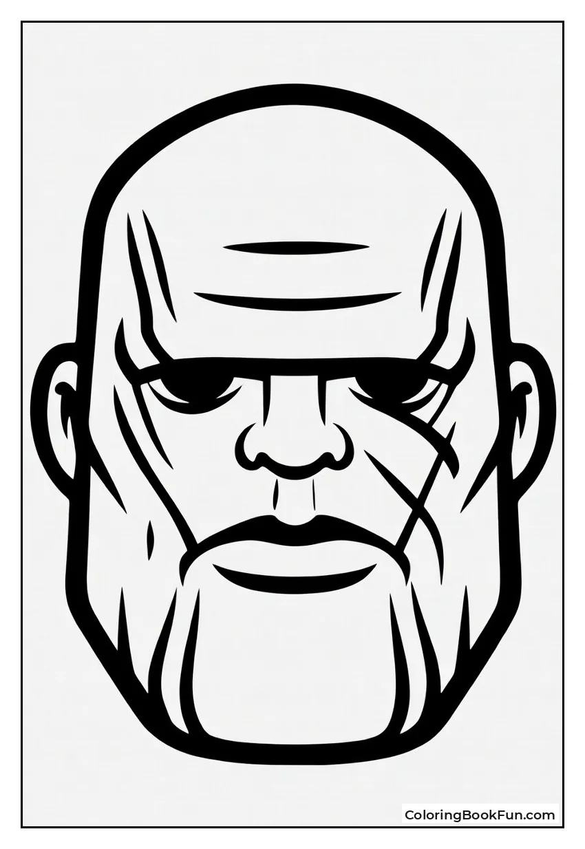Basic Face of Thanos