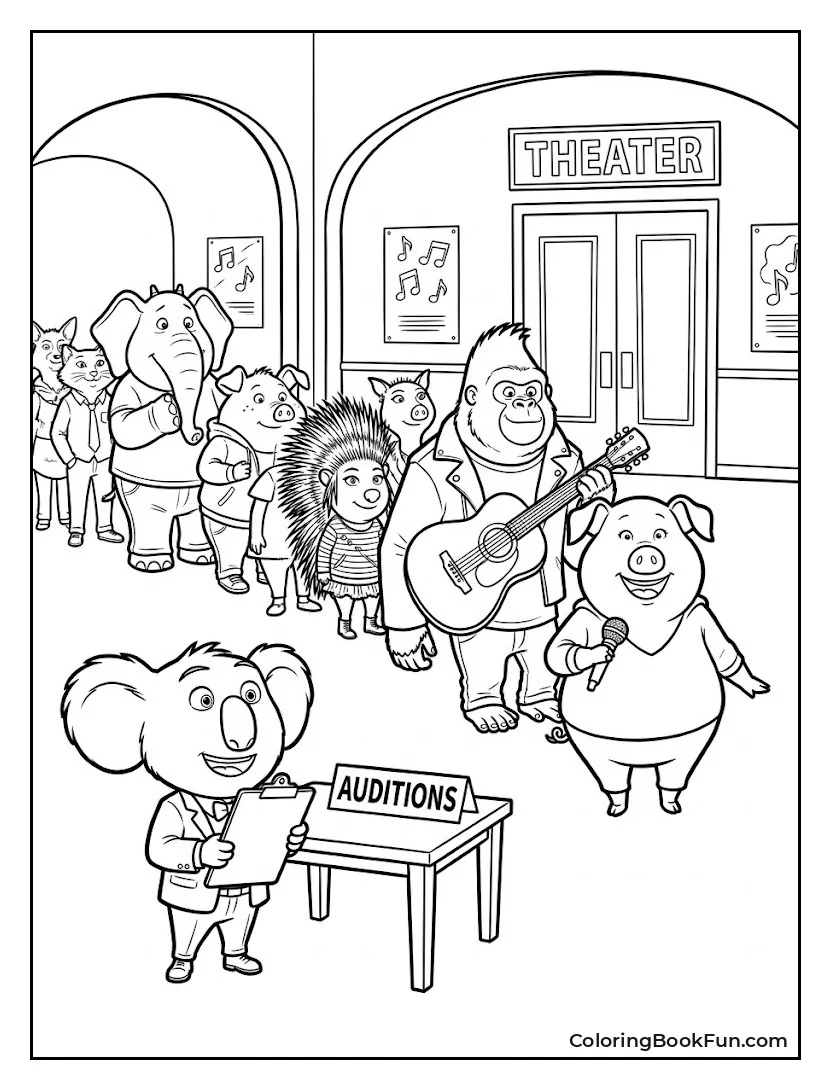Animals Waiting to Audition