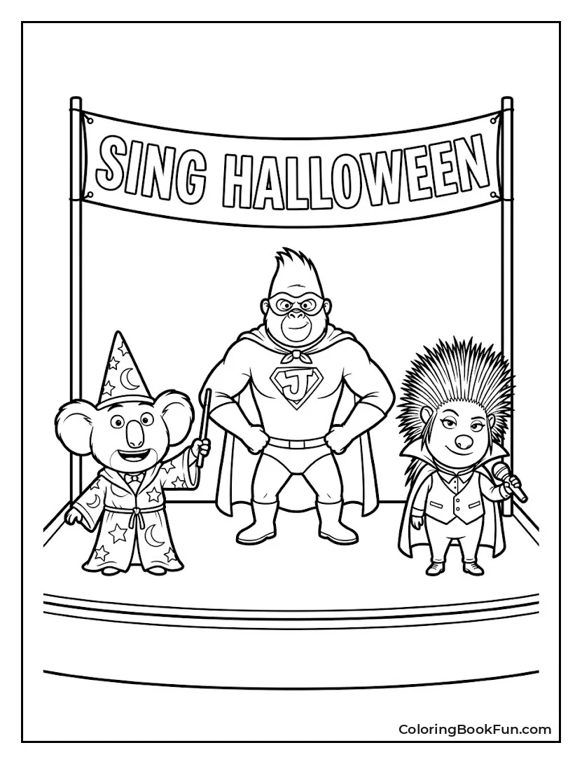 Halloween Costumes at Theater