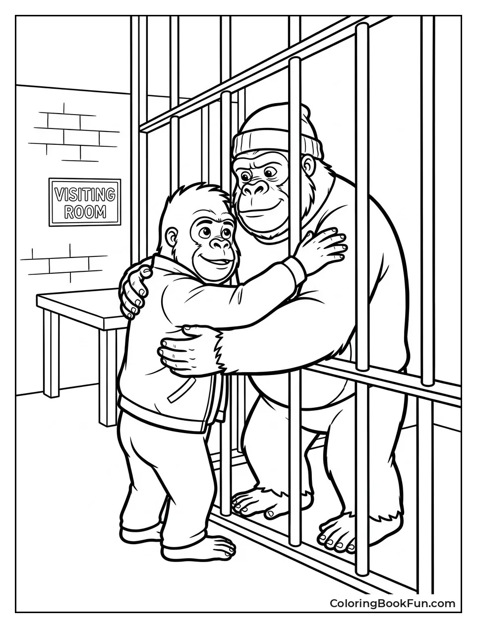 Johnny Hugging Big Daddy
