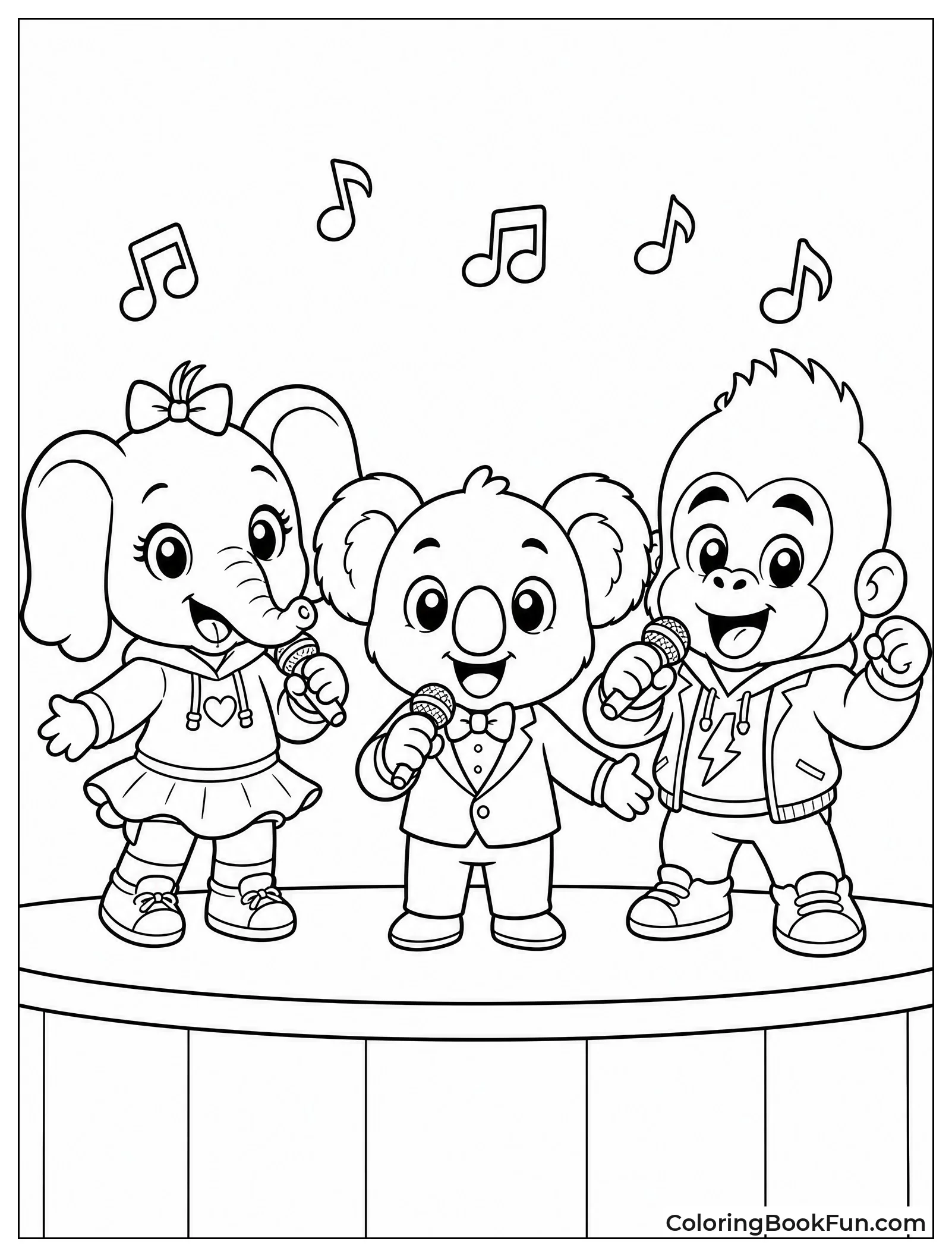 Chibi Meena and Friends