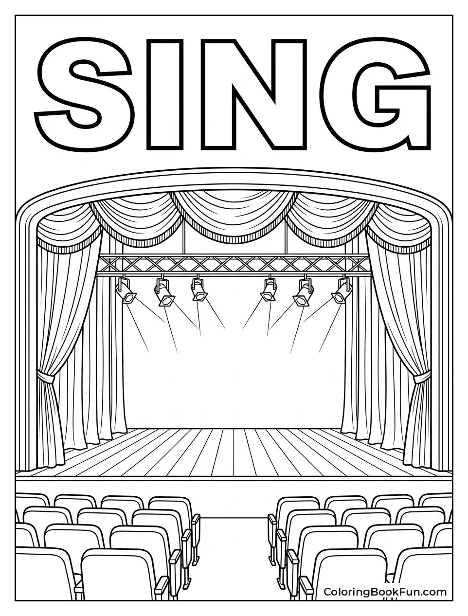 Theater Stage from Audience
