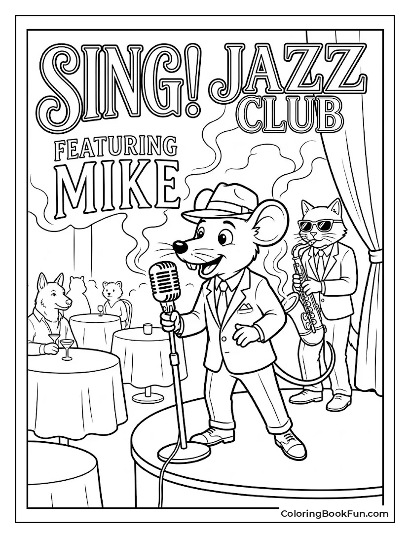 Mike in Vintage Jazz Club