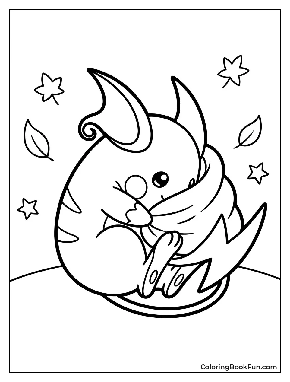 Sleepy Raichu Curled up Tight
