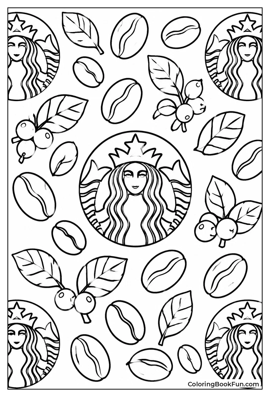 Pattern of Beans and Leaves