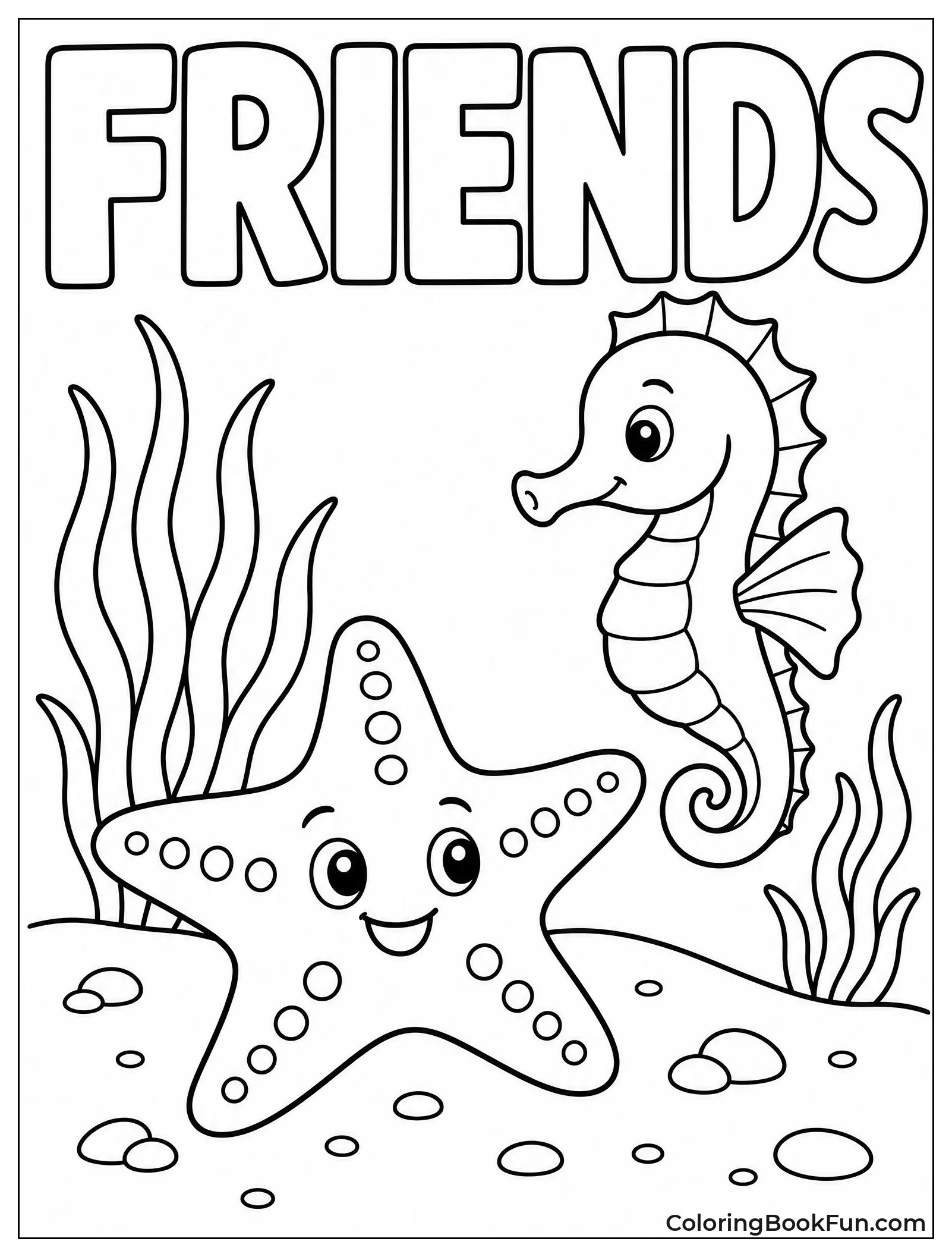 Starfish and Seahorse Friends