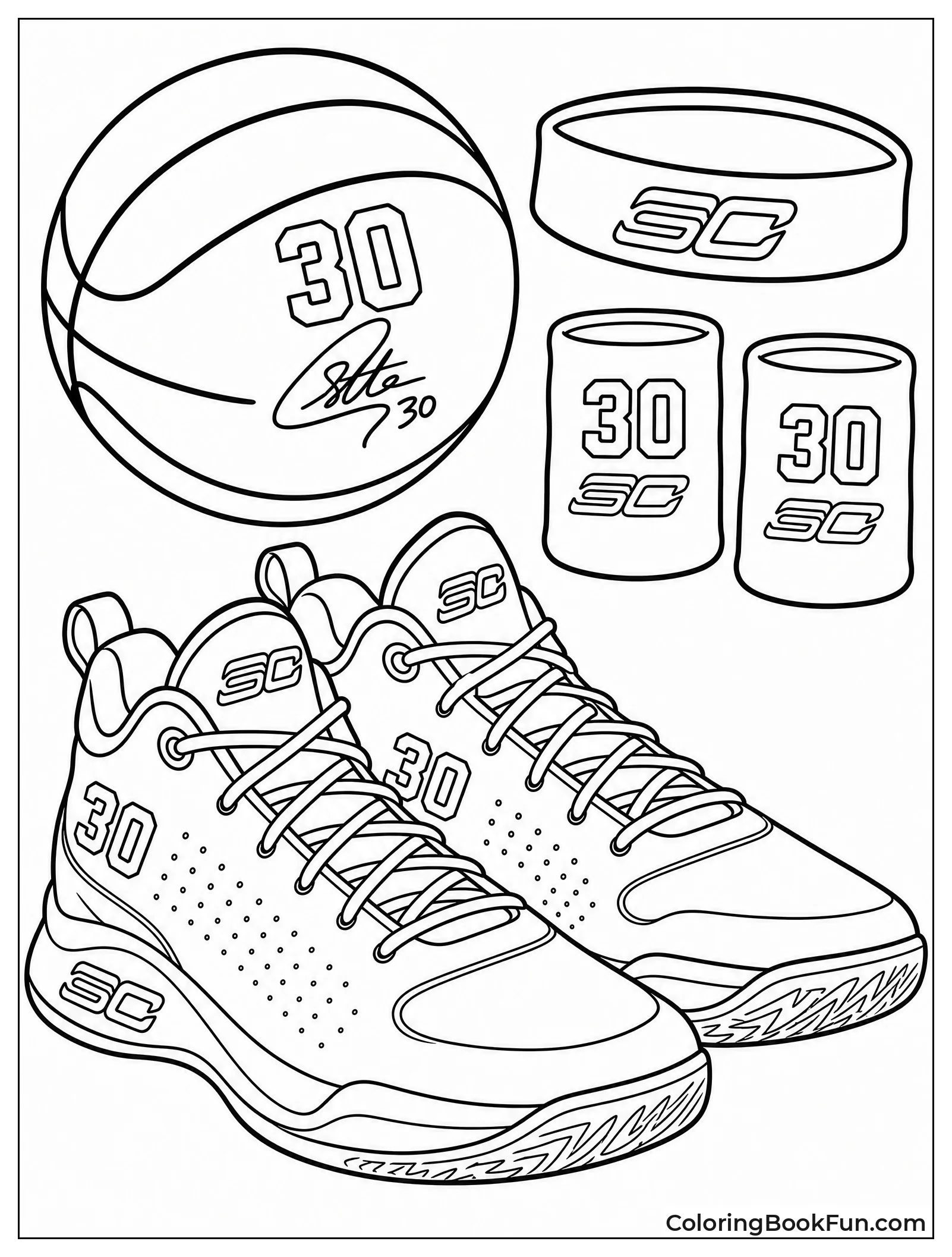 Steph Curry Basketball Gear Collection