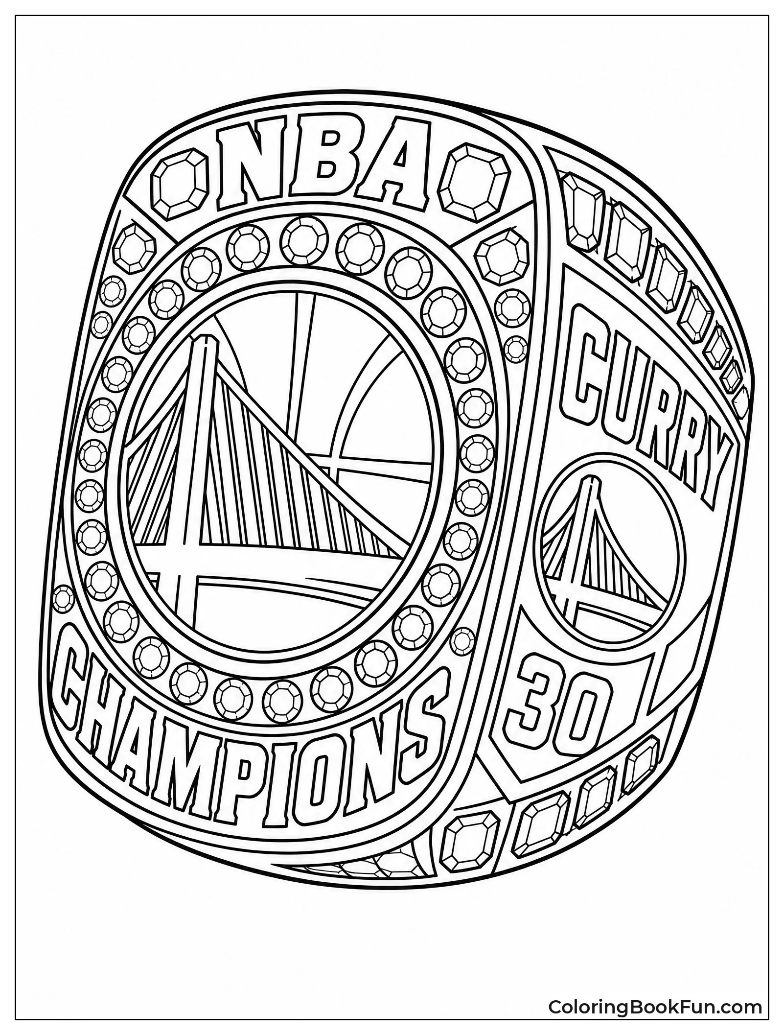 Detailed Championship Ring for Steph